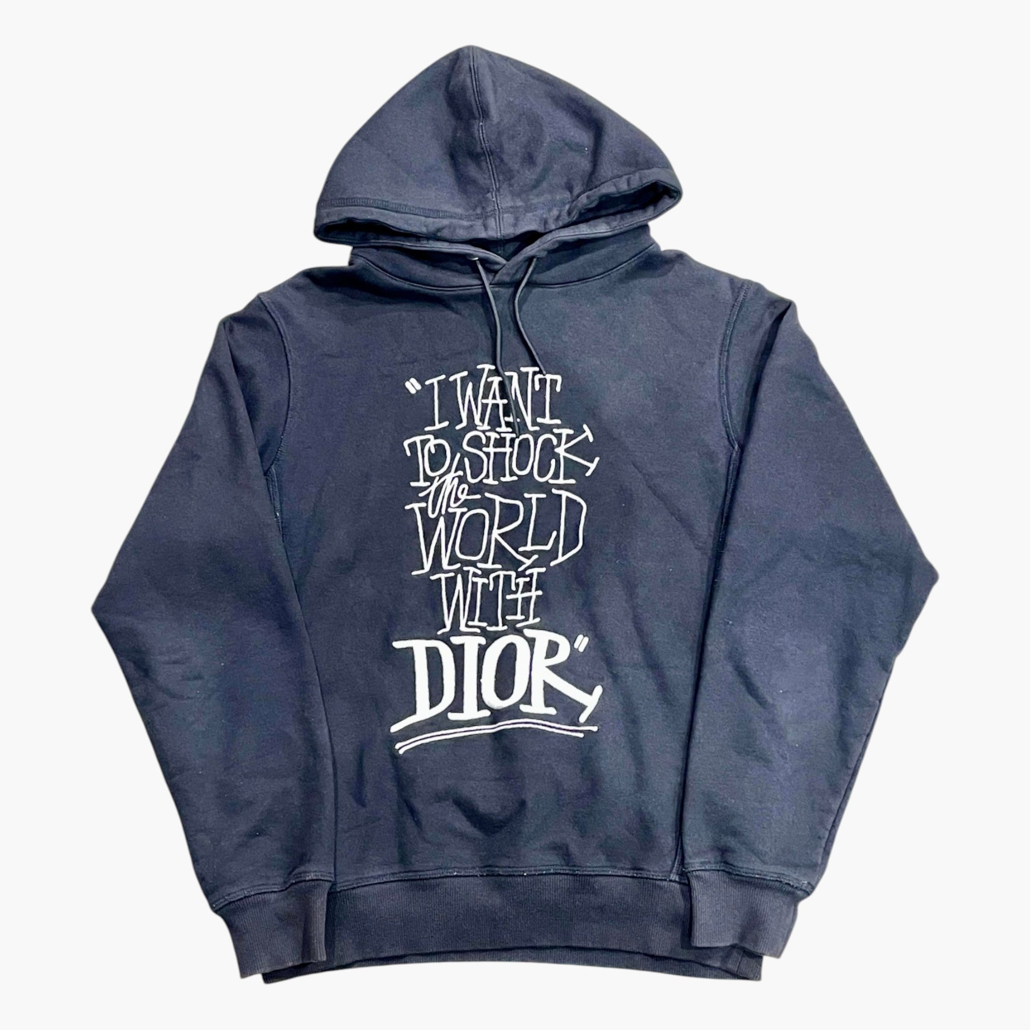 Dior "I Want To Shock The World With Dior" Black Hoodie