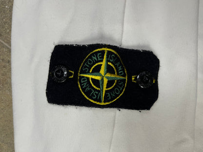 Stone Island Patch Crewneck White Used Medium