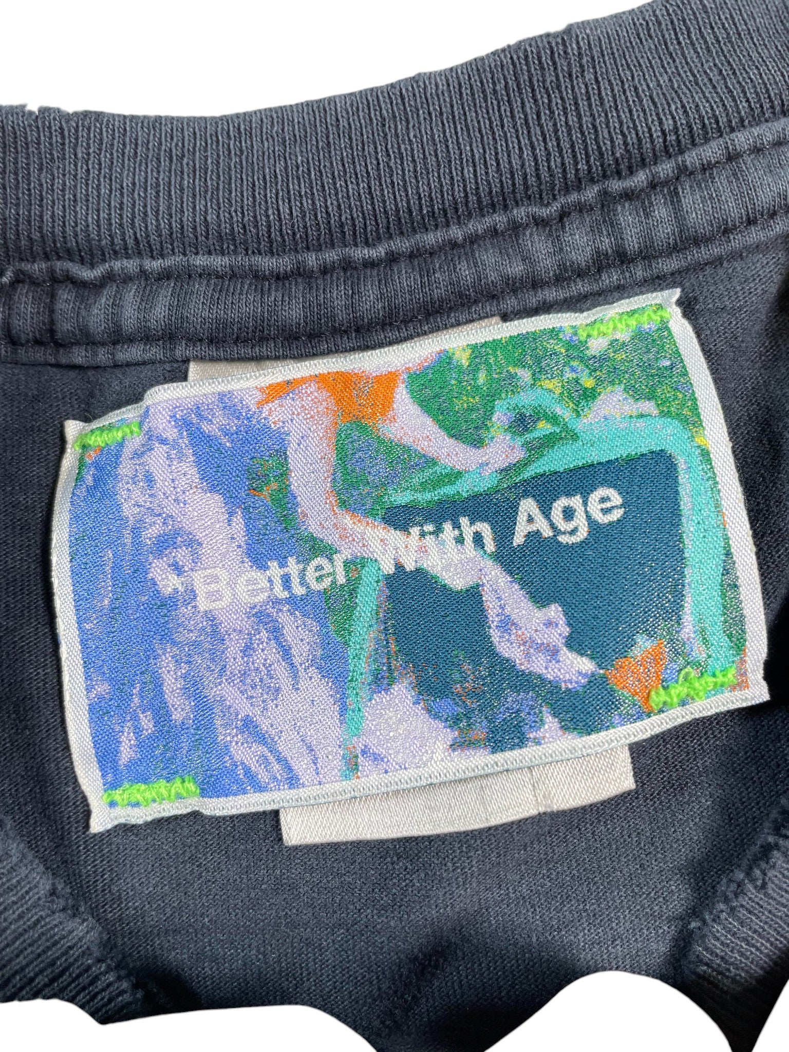 Better With Age 'Rendezvous' Black Wash Tee