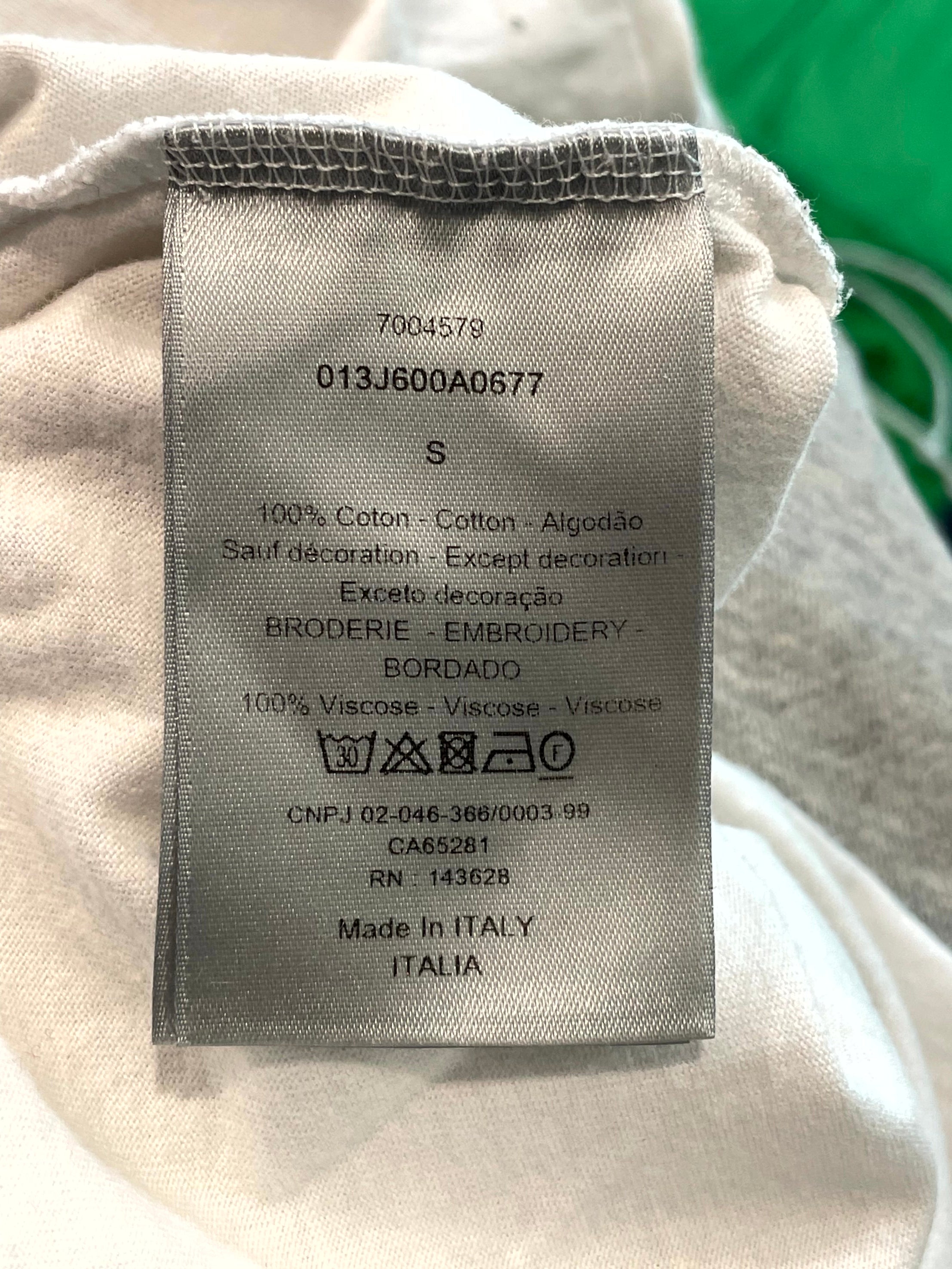 Dior CD Logo White Tee