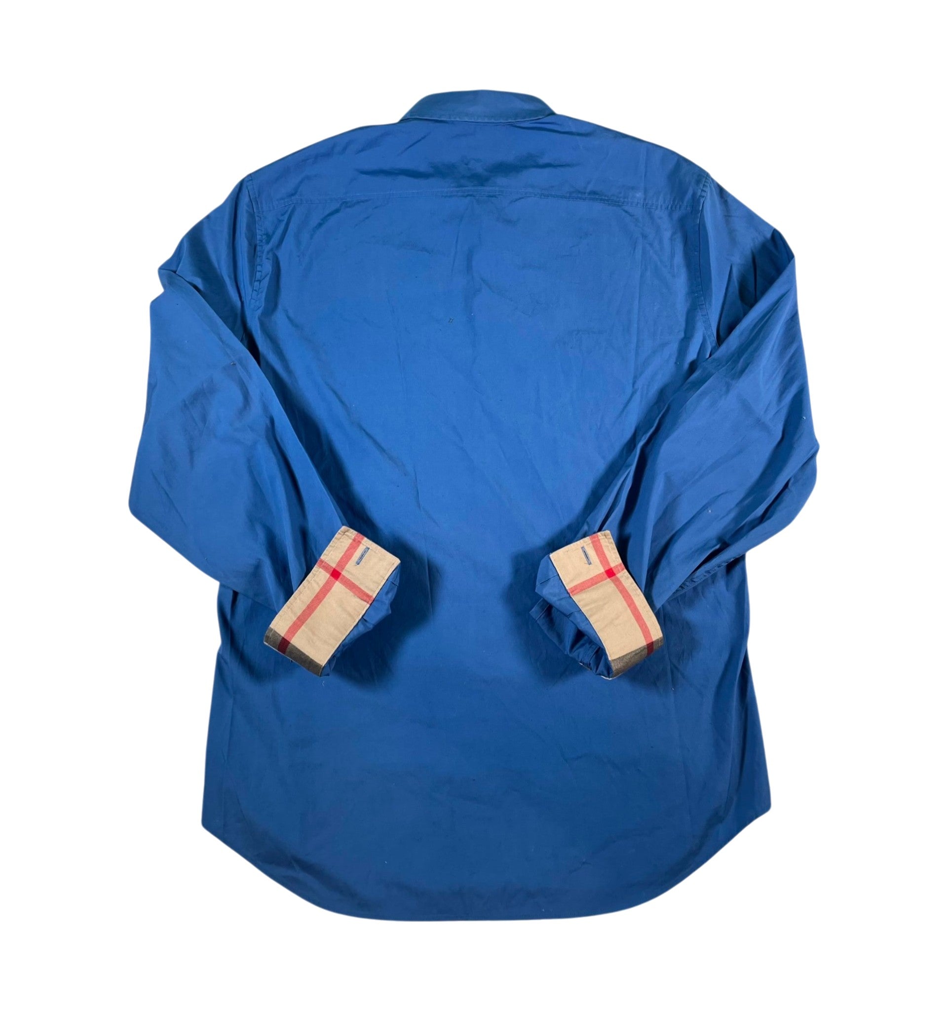 Burberry Button Up Blue Shirt