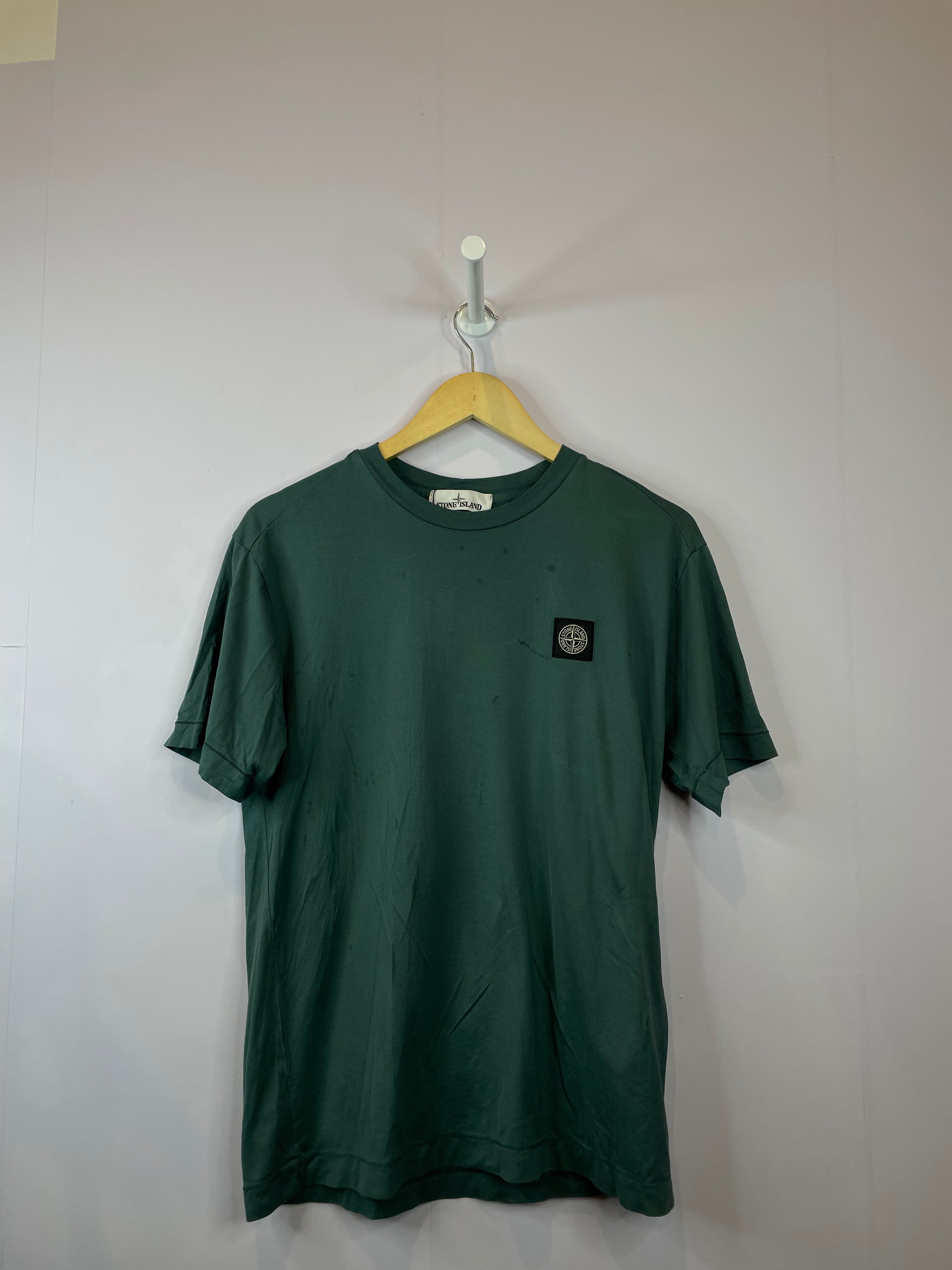 Stone Island Tee Green Used Small