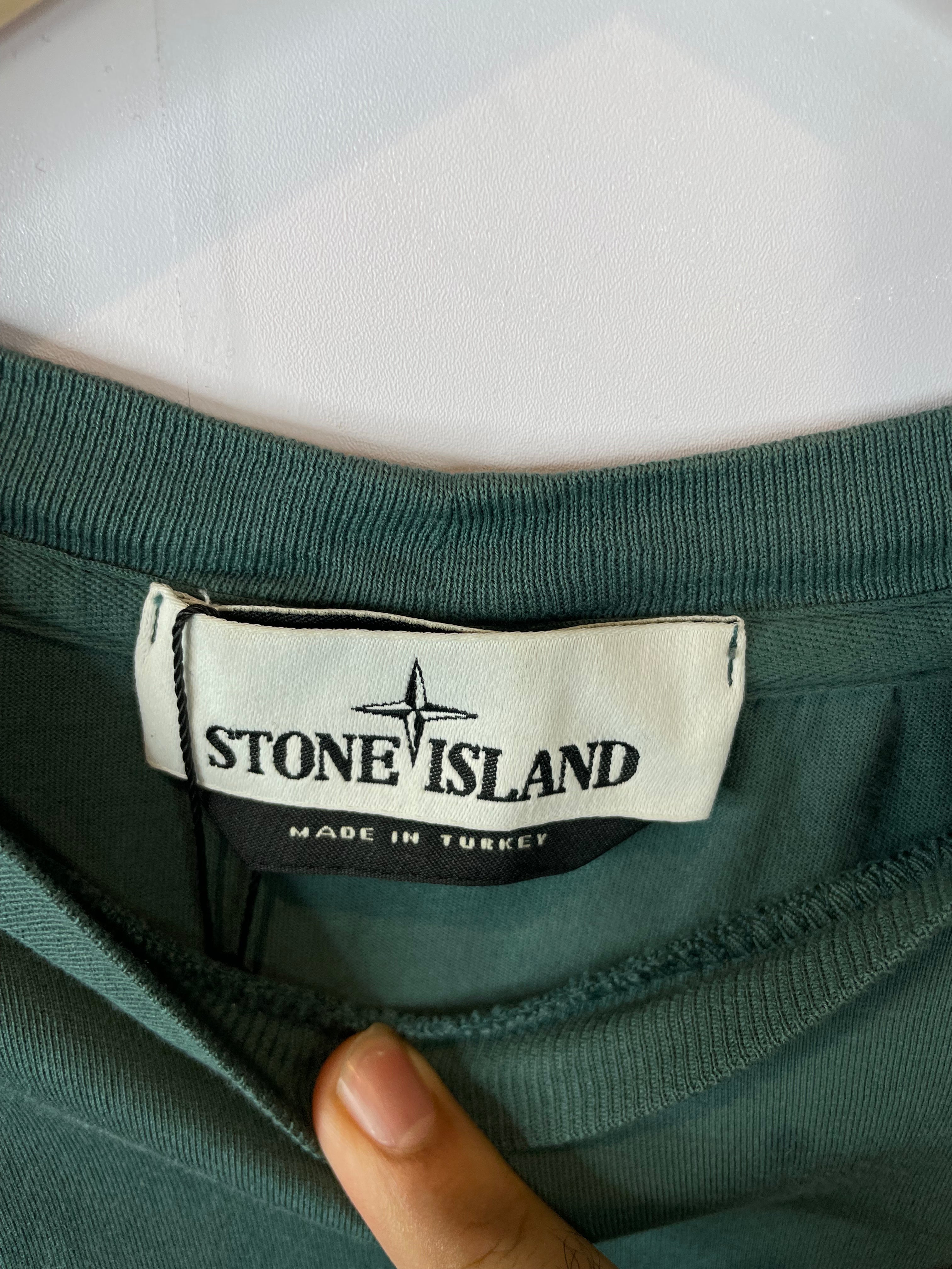 Stone Island Tee Green Used Small