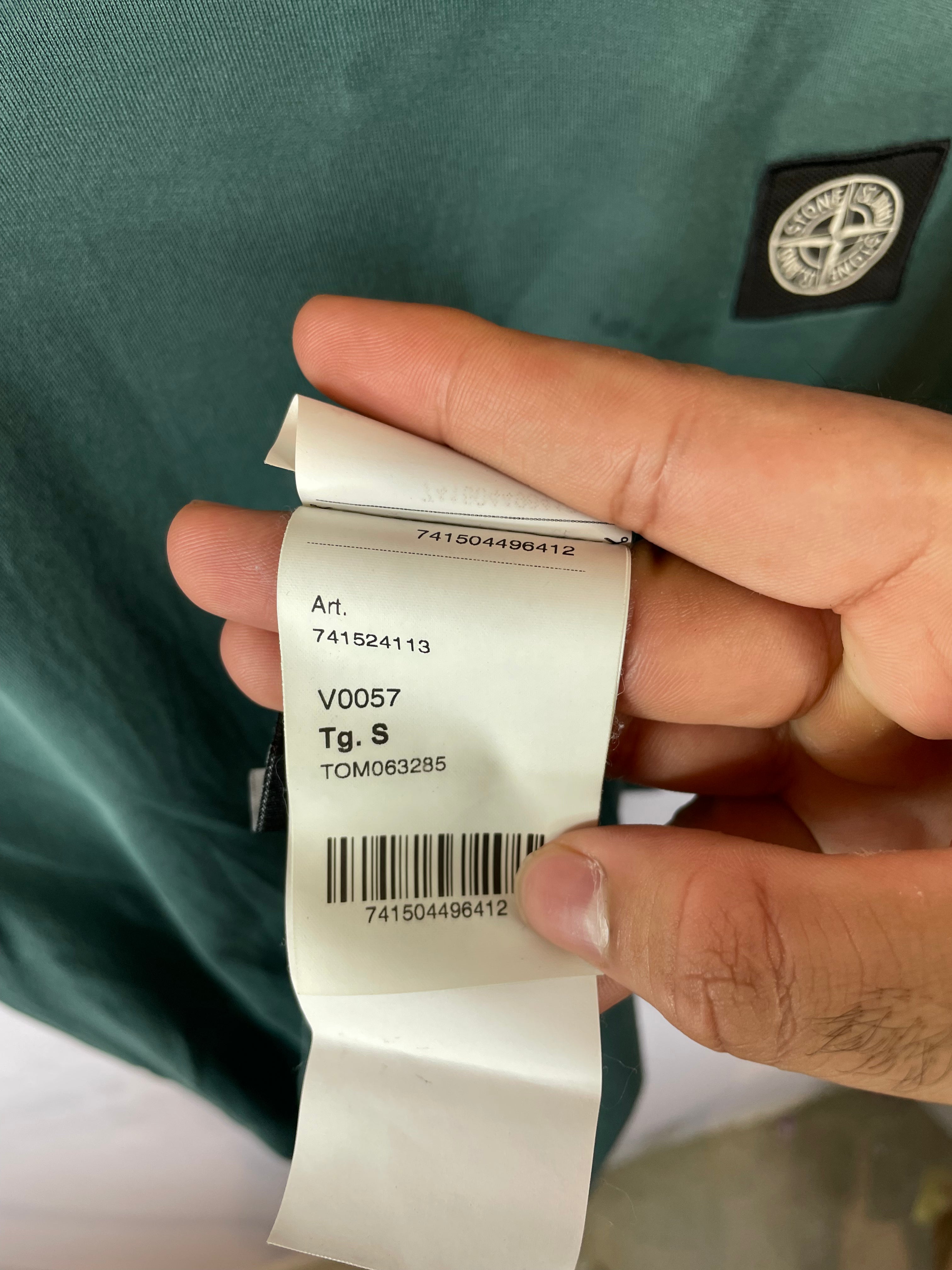 Stone Island Tee Green Used Small