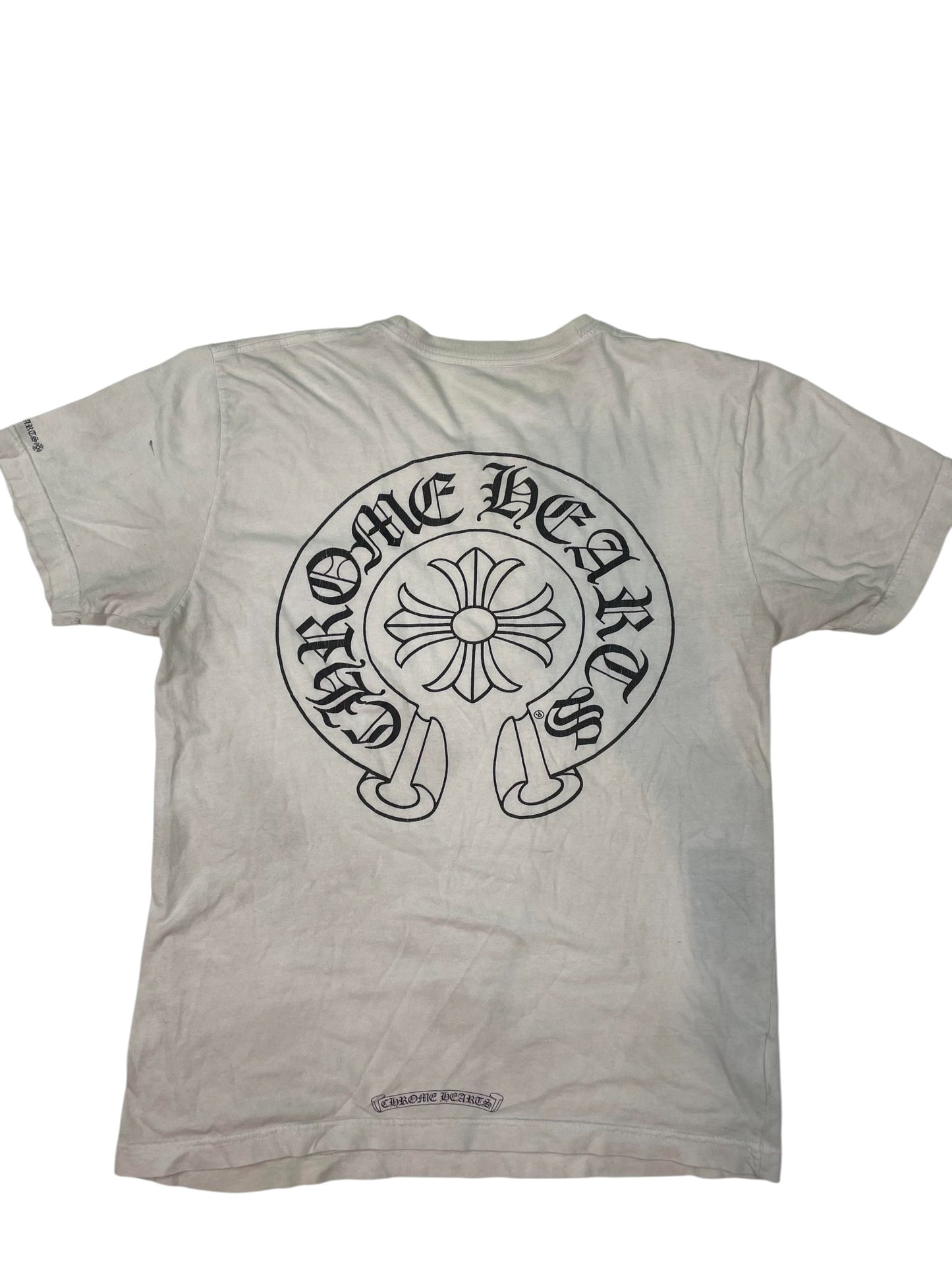Chrome Hearts White Horseshoe Tee