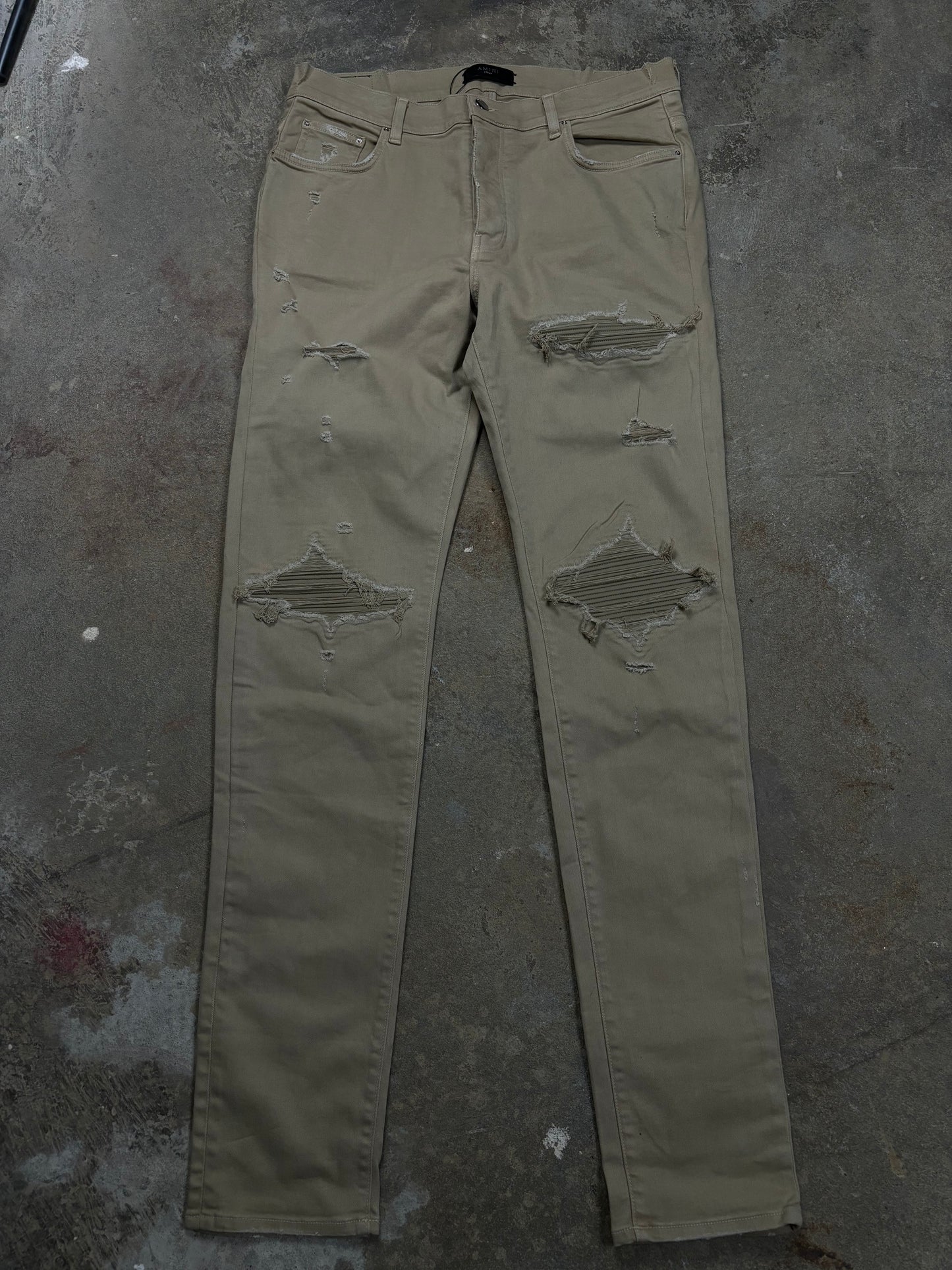 Amiri MX1 Jeans Tan Tan Used 36