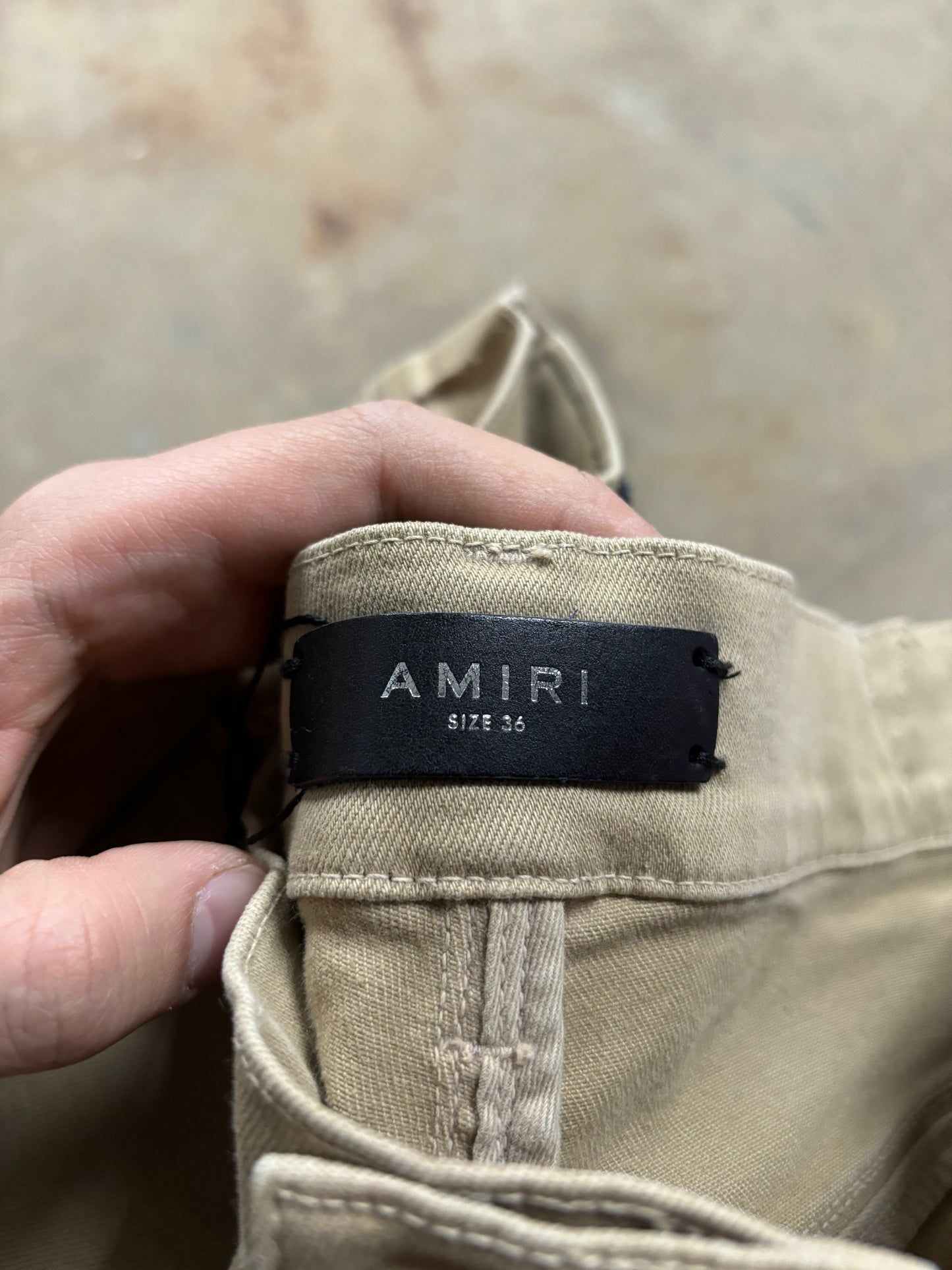 Amiri MX1 Jeans Tan Tan Used 36