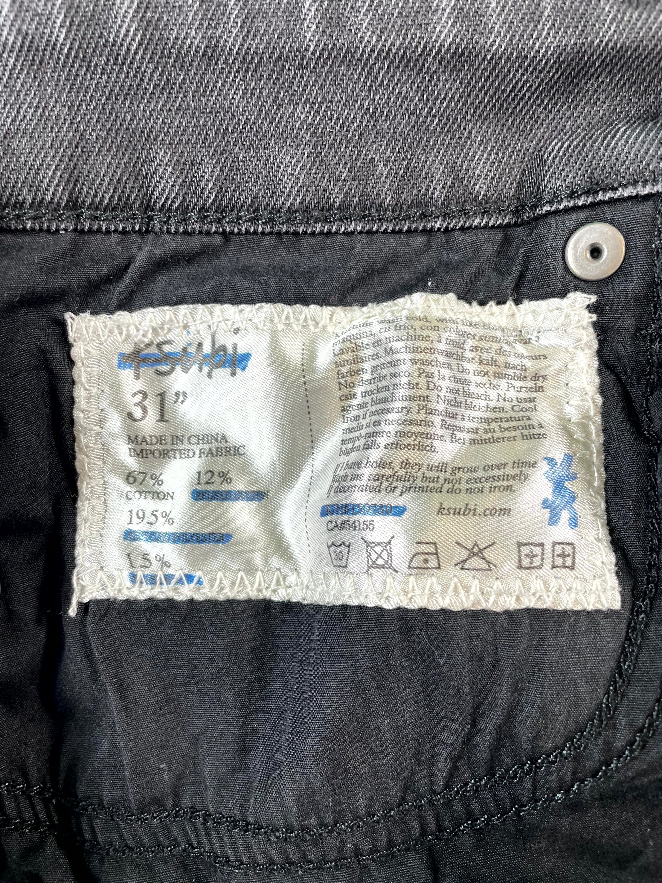 Ksubi Patch Black Jeans