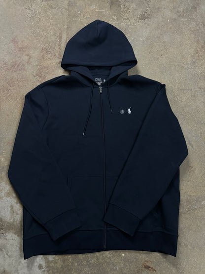 Polo Zip Up Navy New XXL With Tags