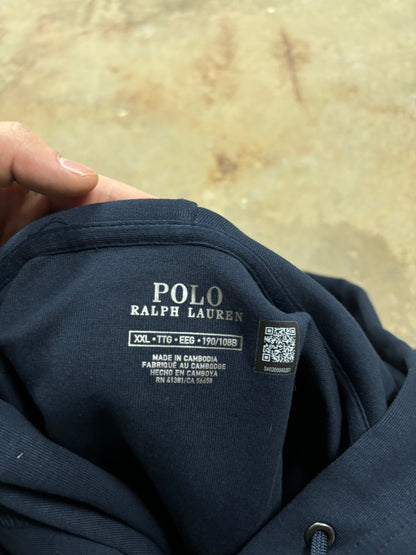 Polo Zip Up Navy New XXL With Tags
