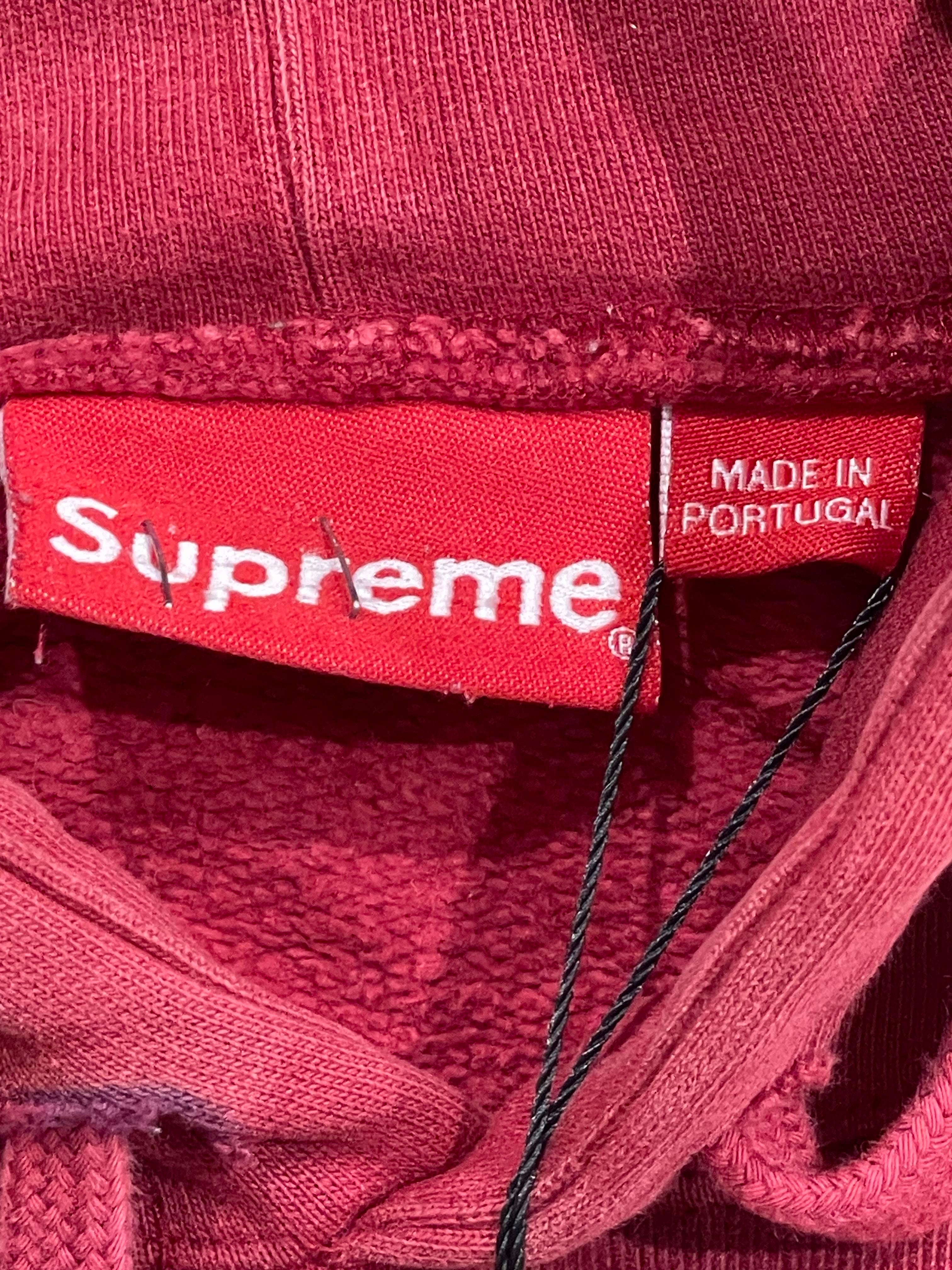 Supreme Portrait Burgundy Hoodie