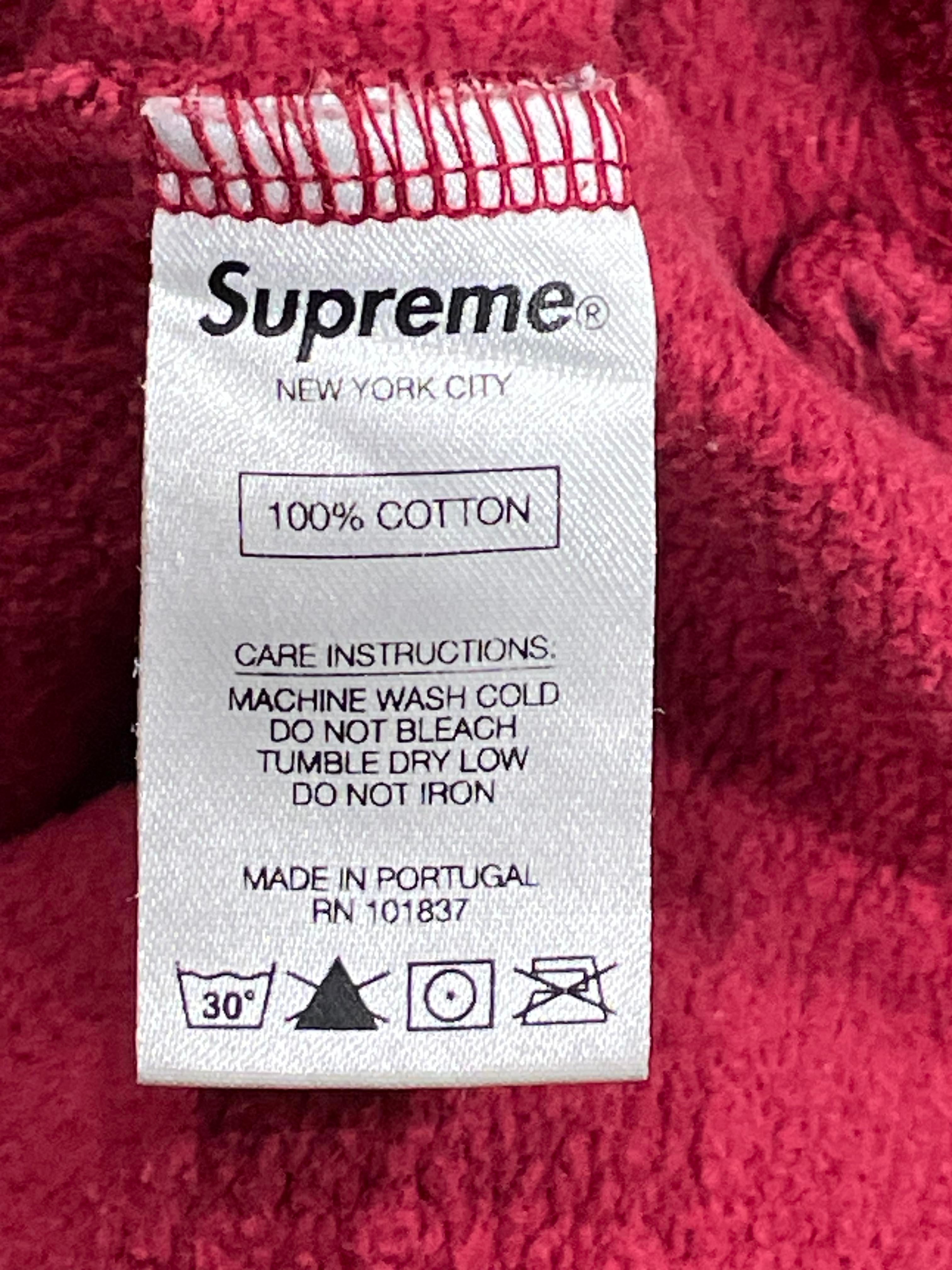 Supreme Portrait Burgundy Hoodie