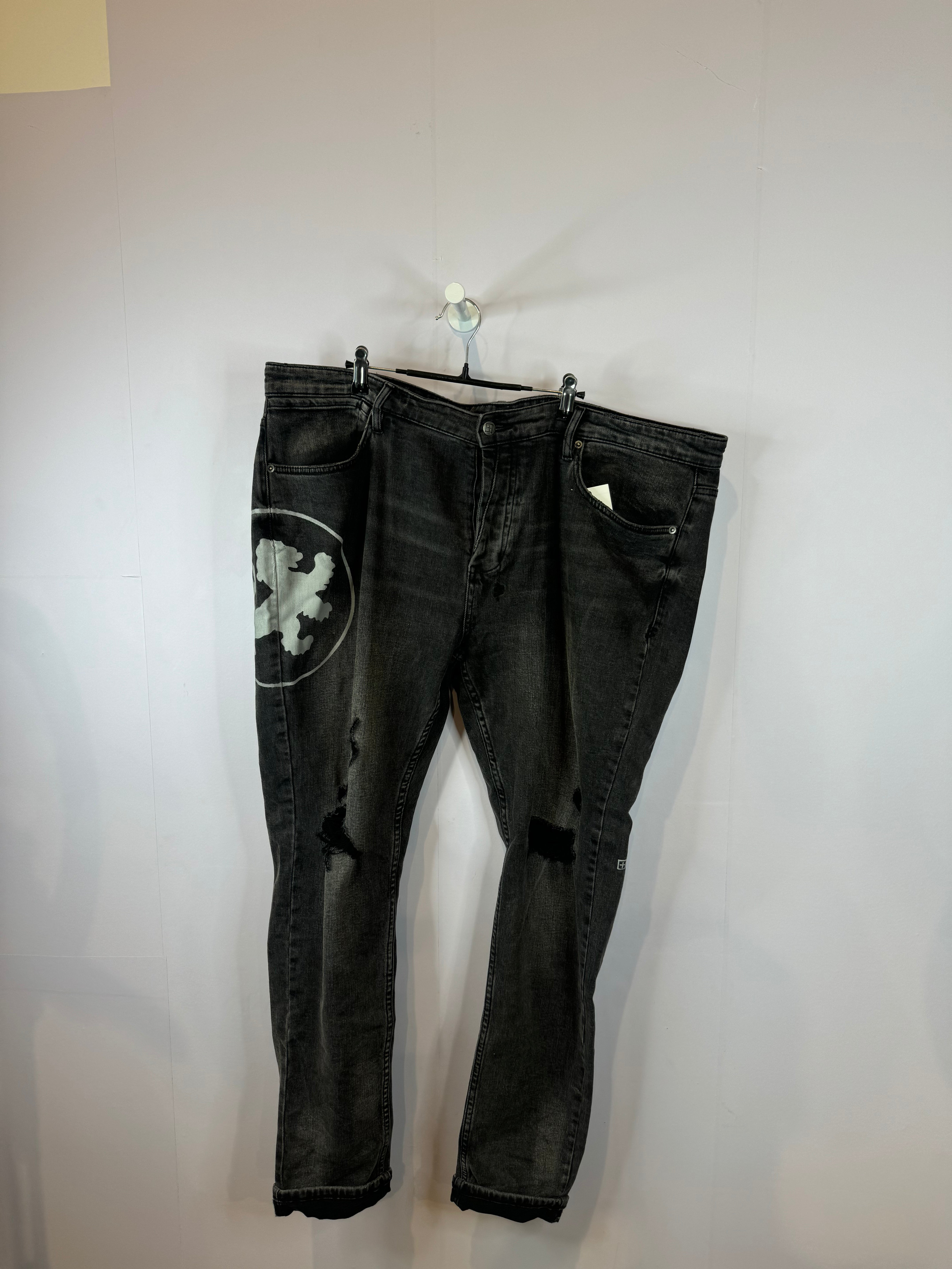 Ksubi Jeans Black Grey Used 42