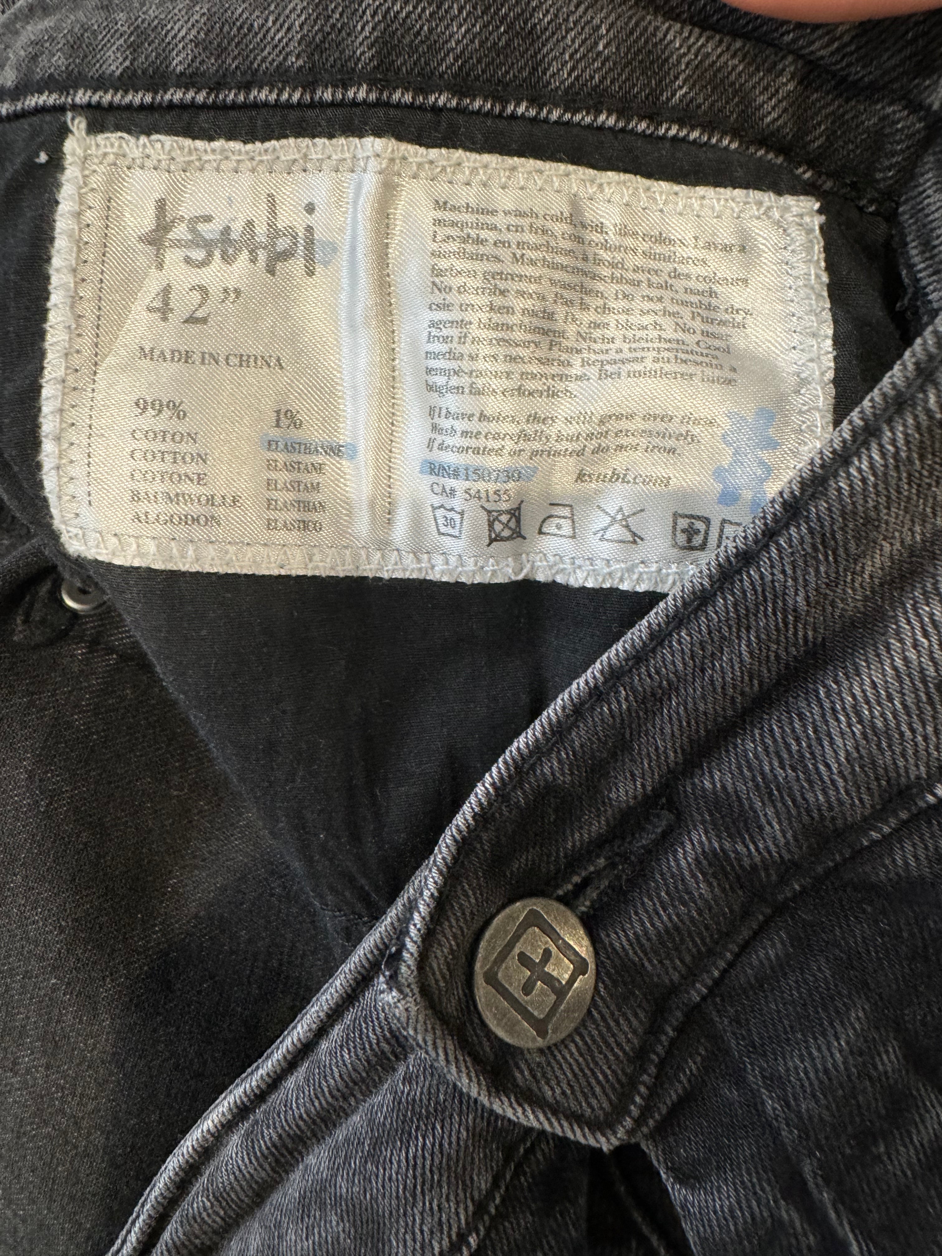 Ksubi Jeans Black Grey Used 42