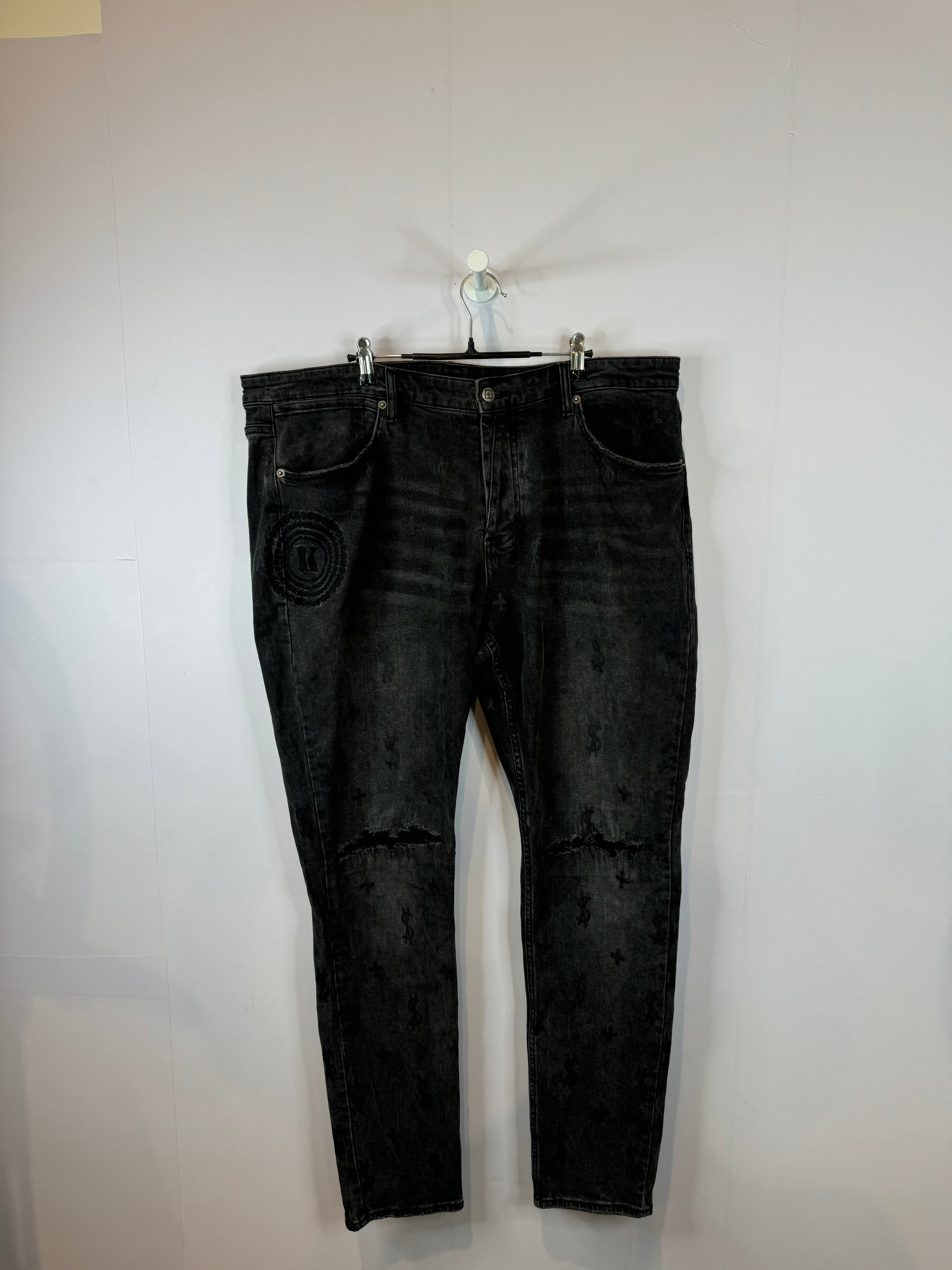 Ksubi Jeans Black XS Monogram Used 42