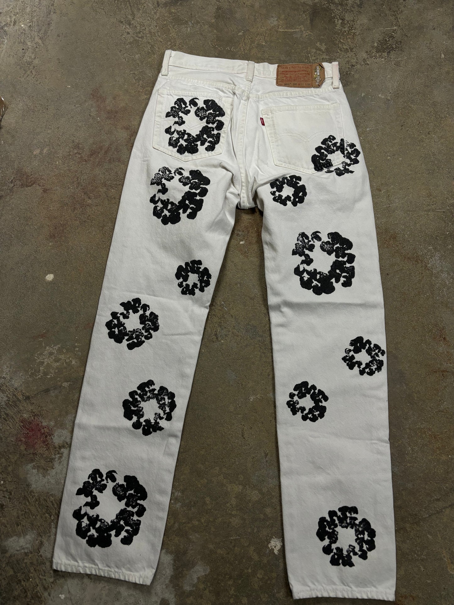 Denim Tears Jeans White Used 31