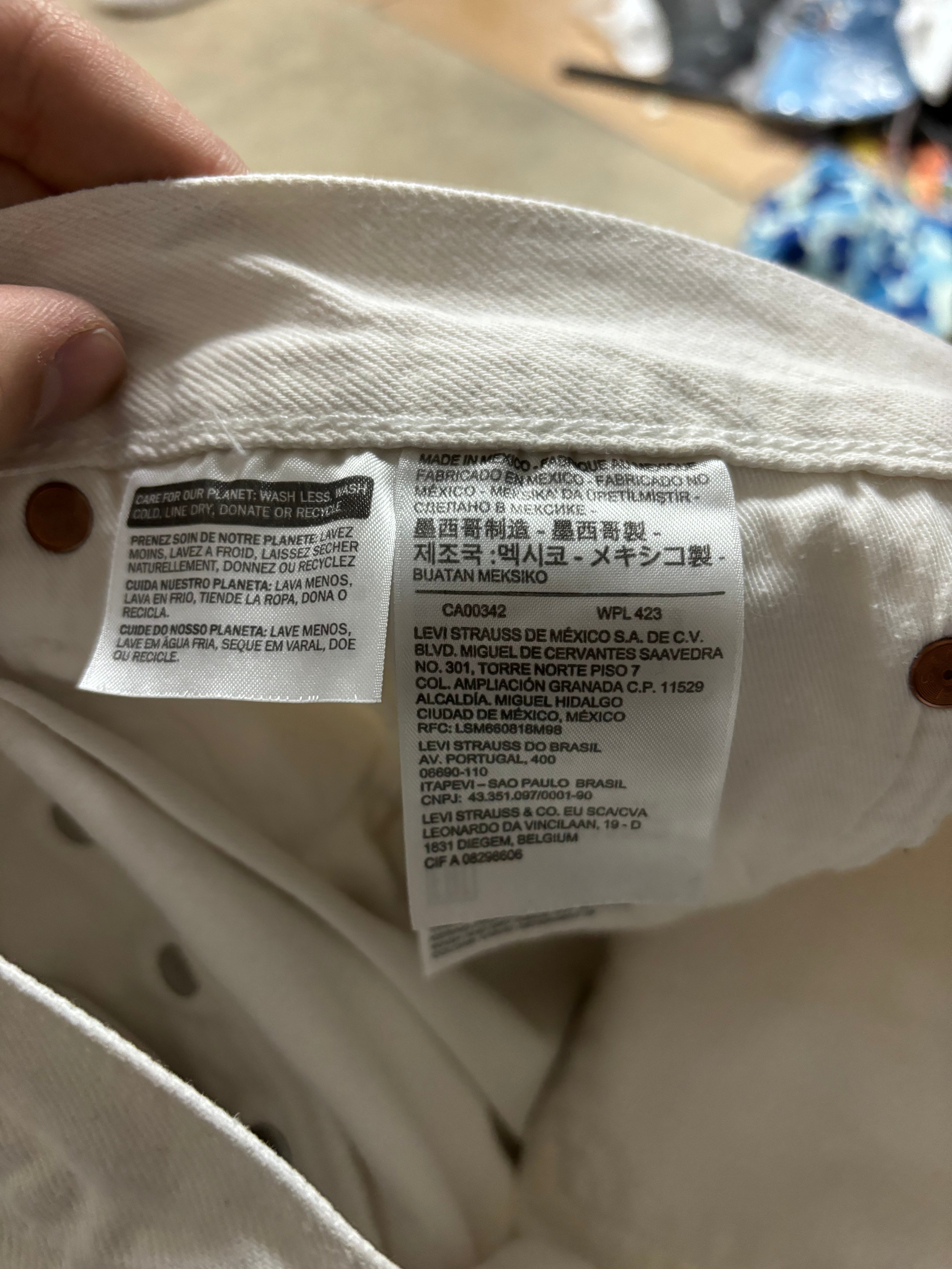 Denim Tears White Jeans