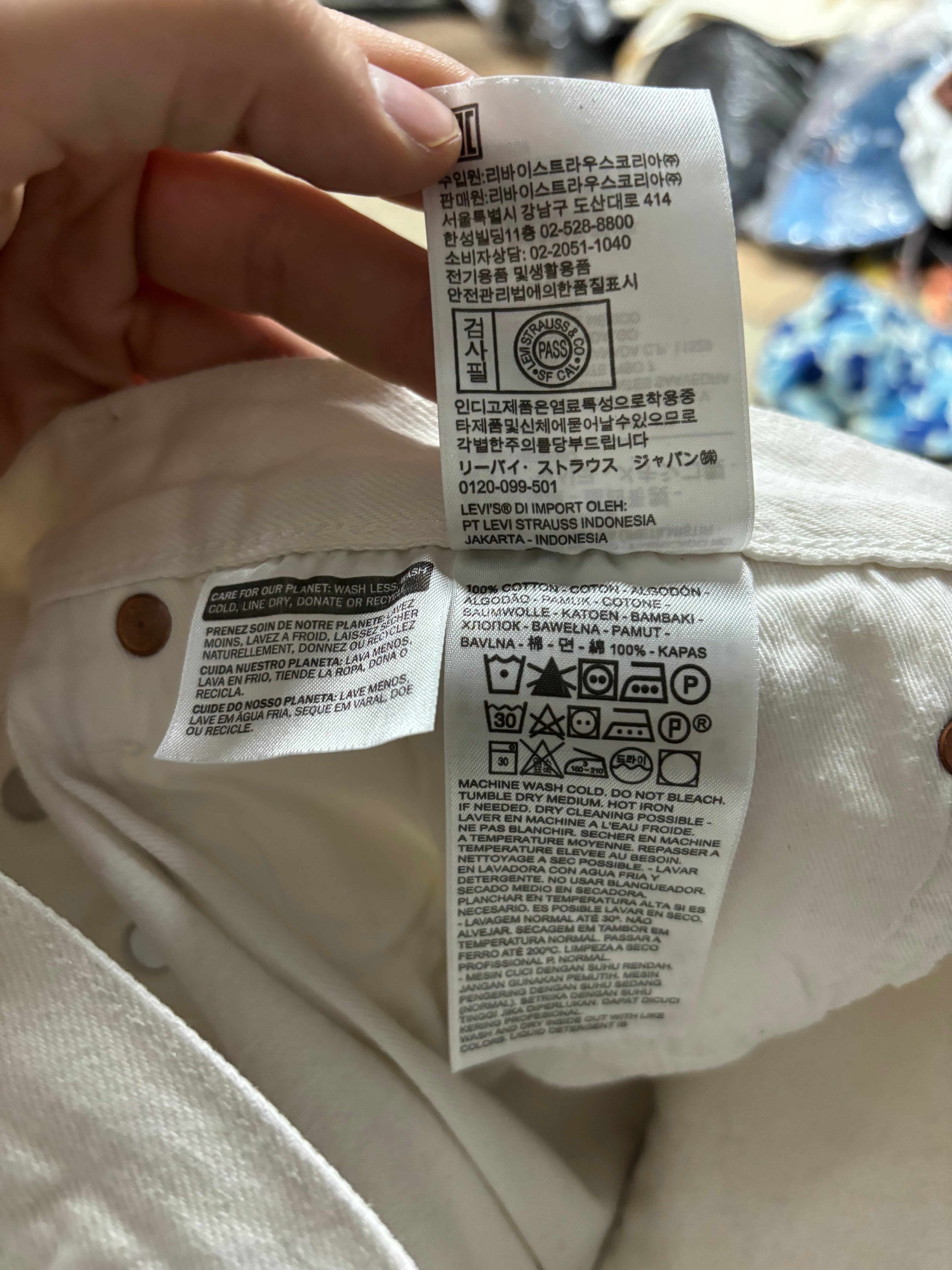 Denim Tears White Jeans