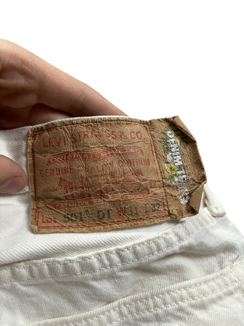 Denim Tears White Jeans