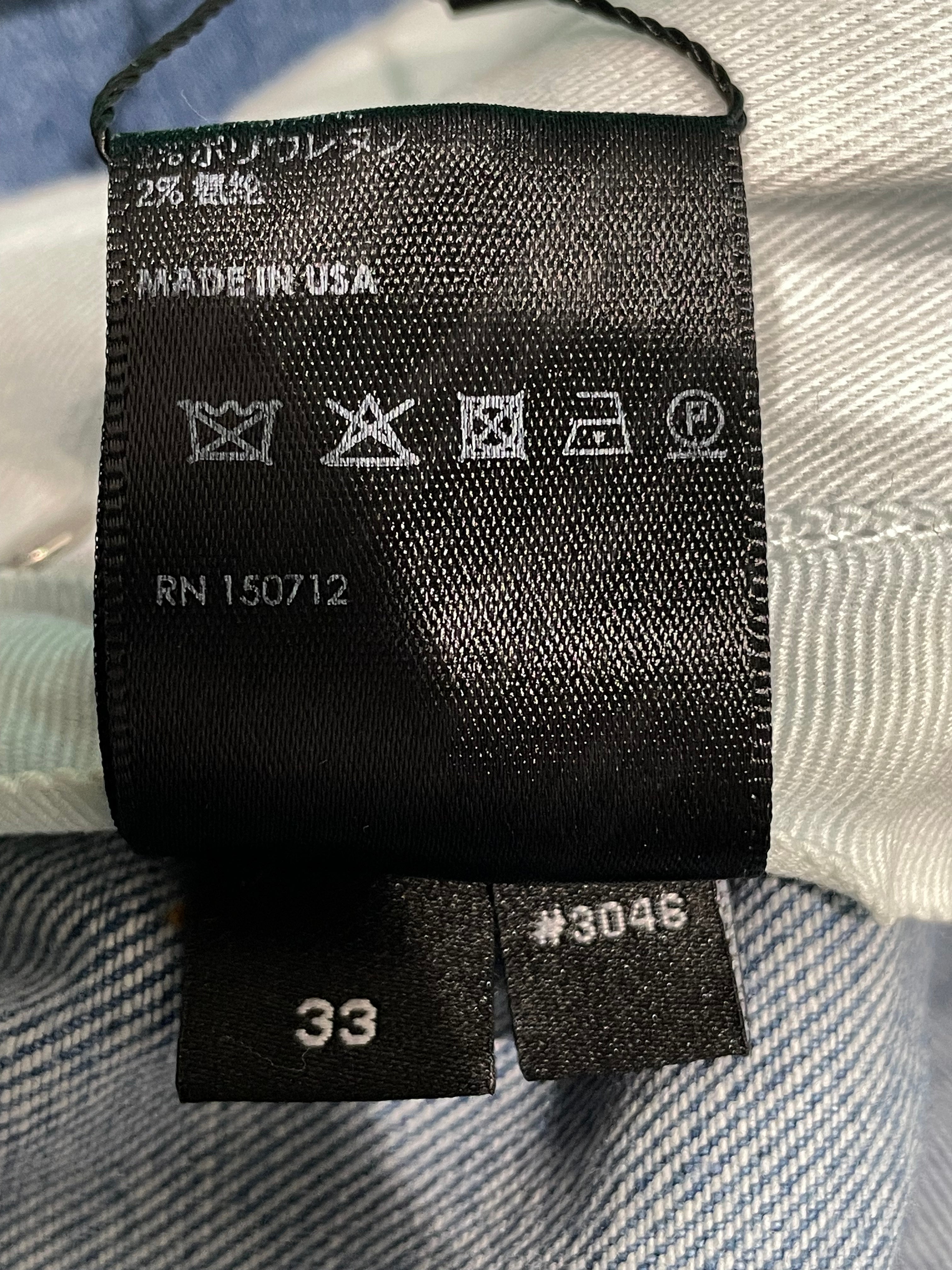 Amiri MX1 Teal Paisley Patch Light Wash Blue Jeans