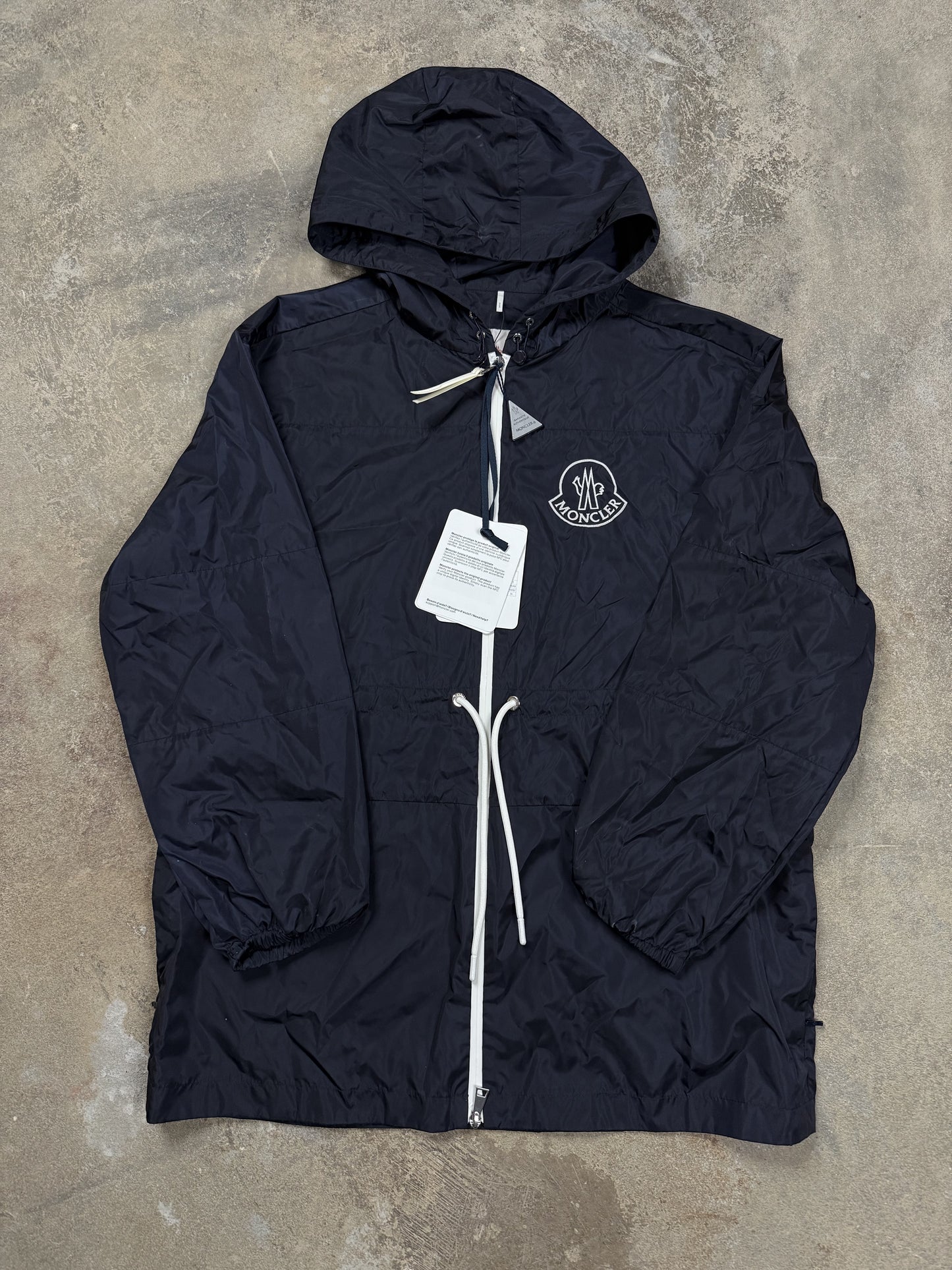 Moncler Wind Breaker Navy New 4 (Large) With Tags