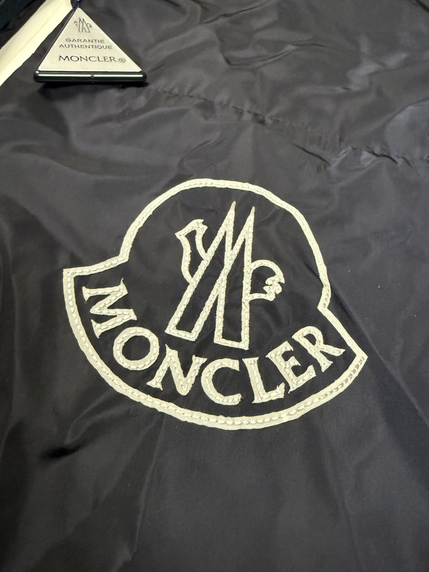 Moncler Wind Breaker Navy New 4 (Large) With Tags