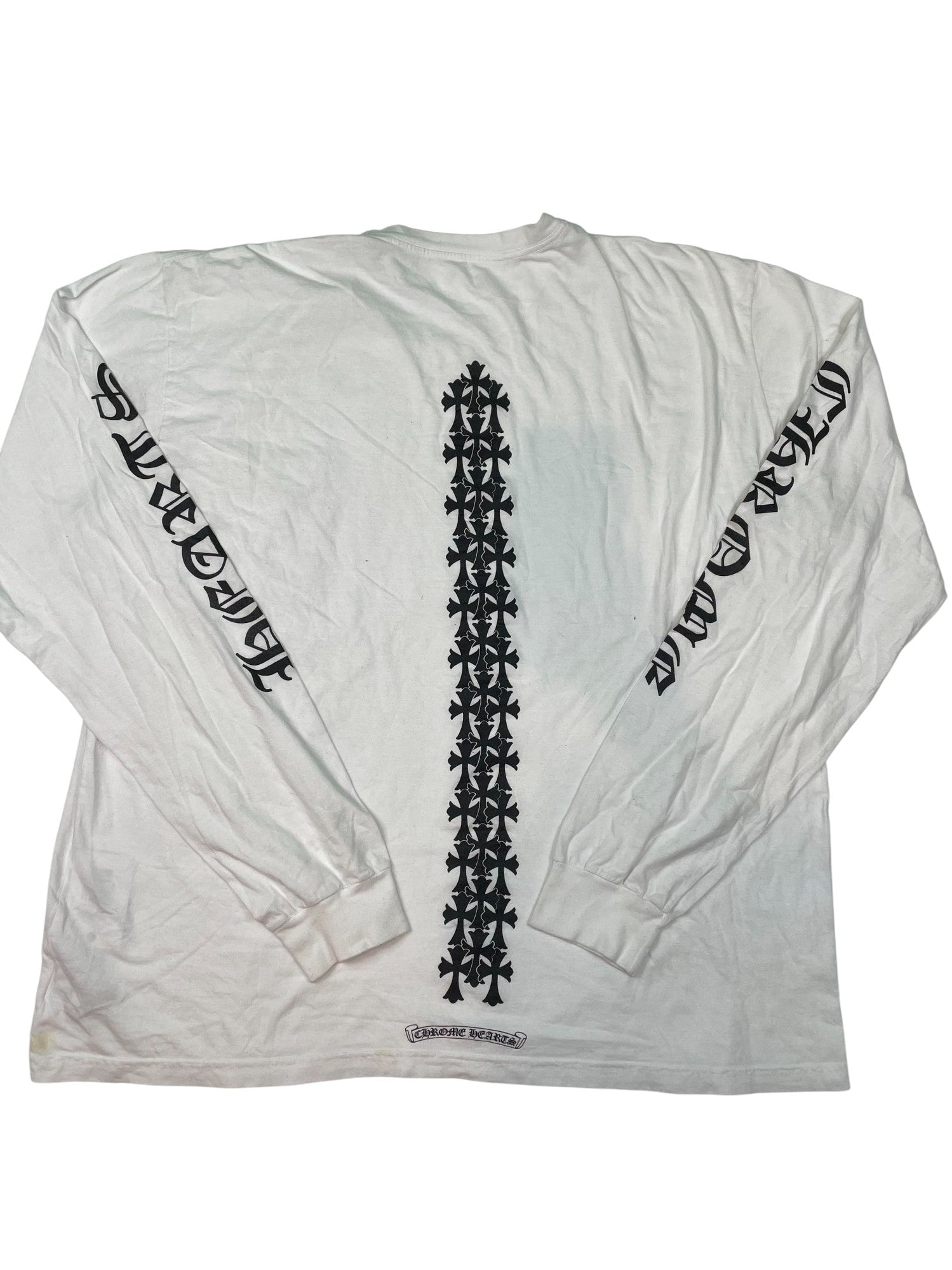 Chrome Hearts Tire Track White Long Sleeve