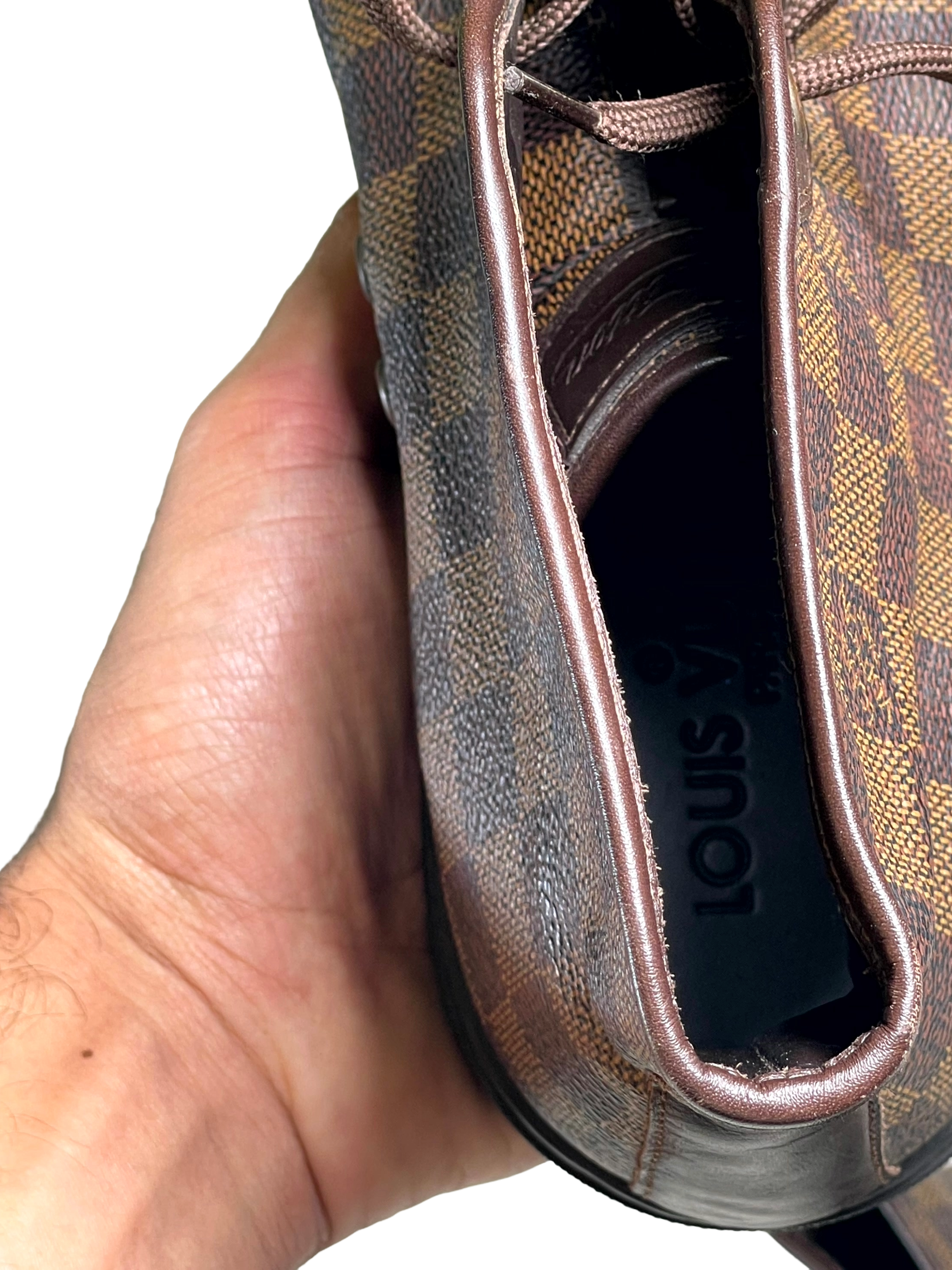 Louis Vuitton Damier High Top Brown Sneakers