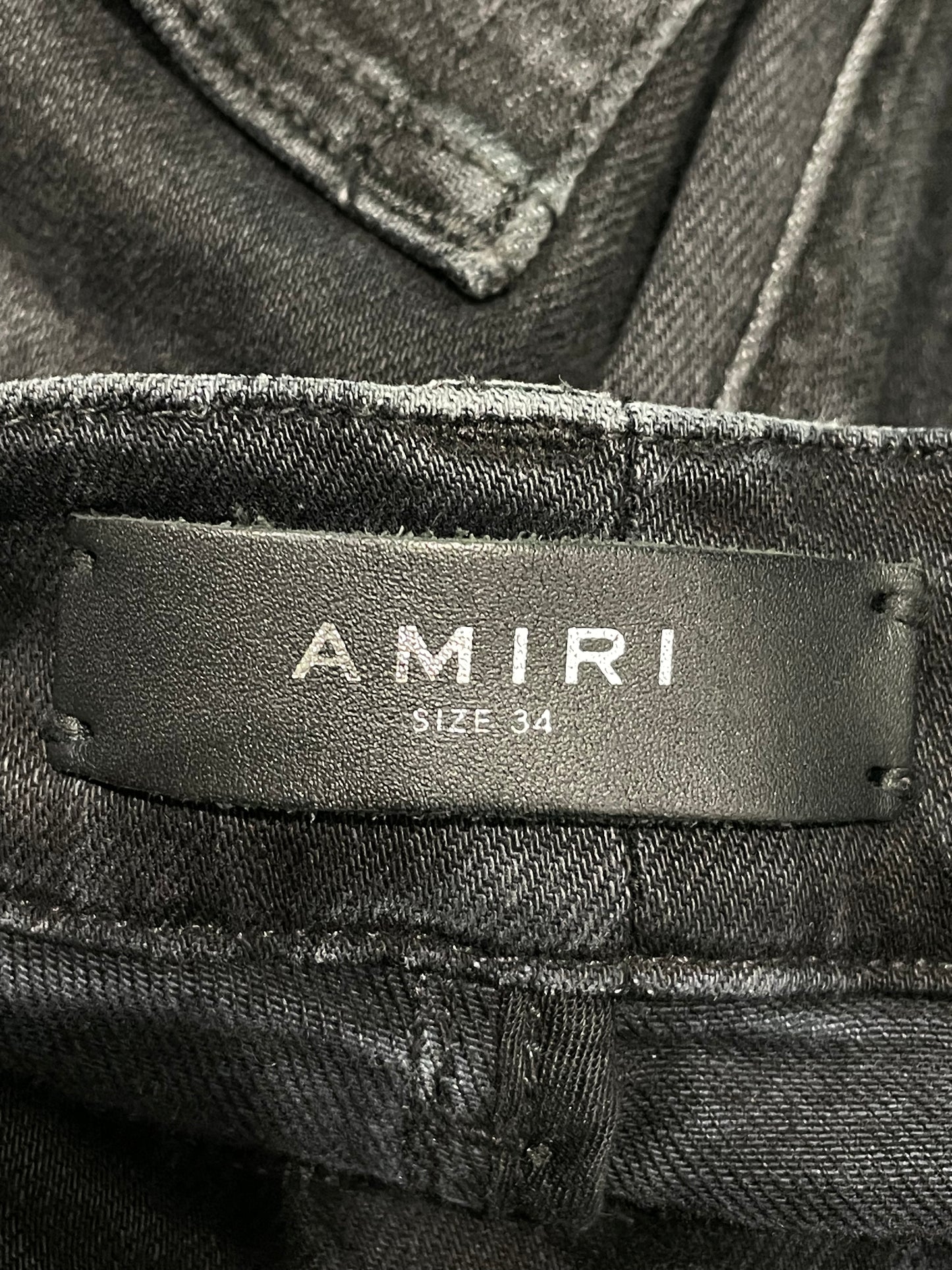 Amiri MX1 Black Black Patch Used
