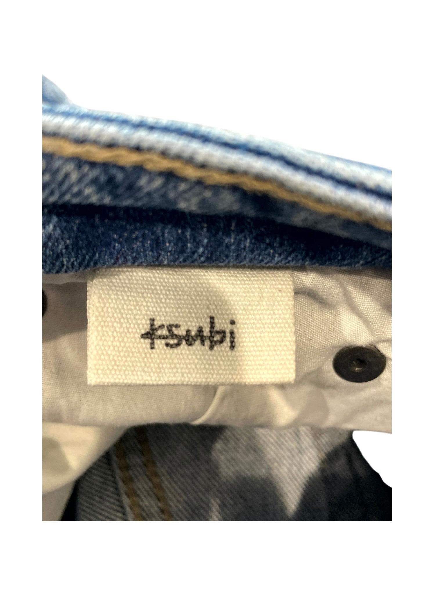 Ksubi "Cheetah Patchwork" Light Wash Jeans