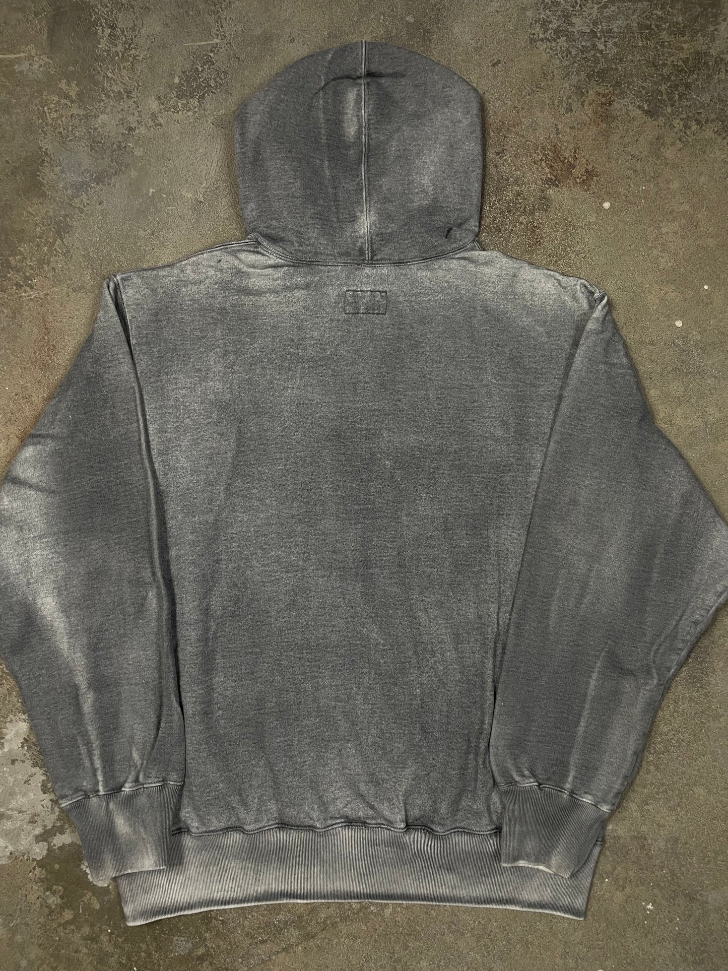 Supreme Grey Classic Logo Hoodie Medium Used