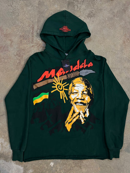 Barriers Hoodie Green Mandela Medium Used