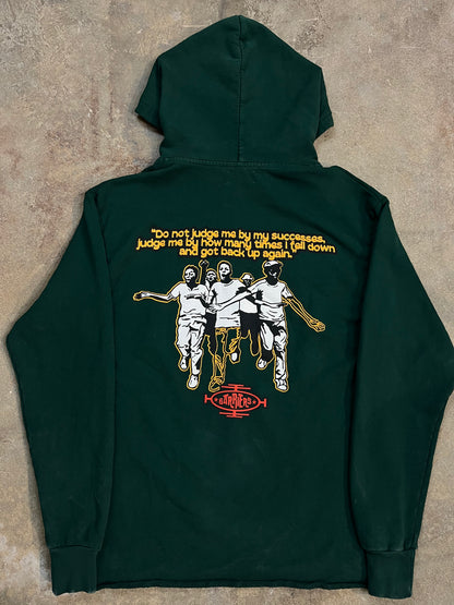 Barriers Hoodie Green Mandela Medium Used