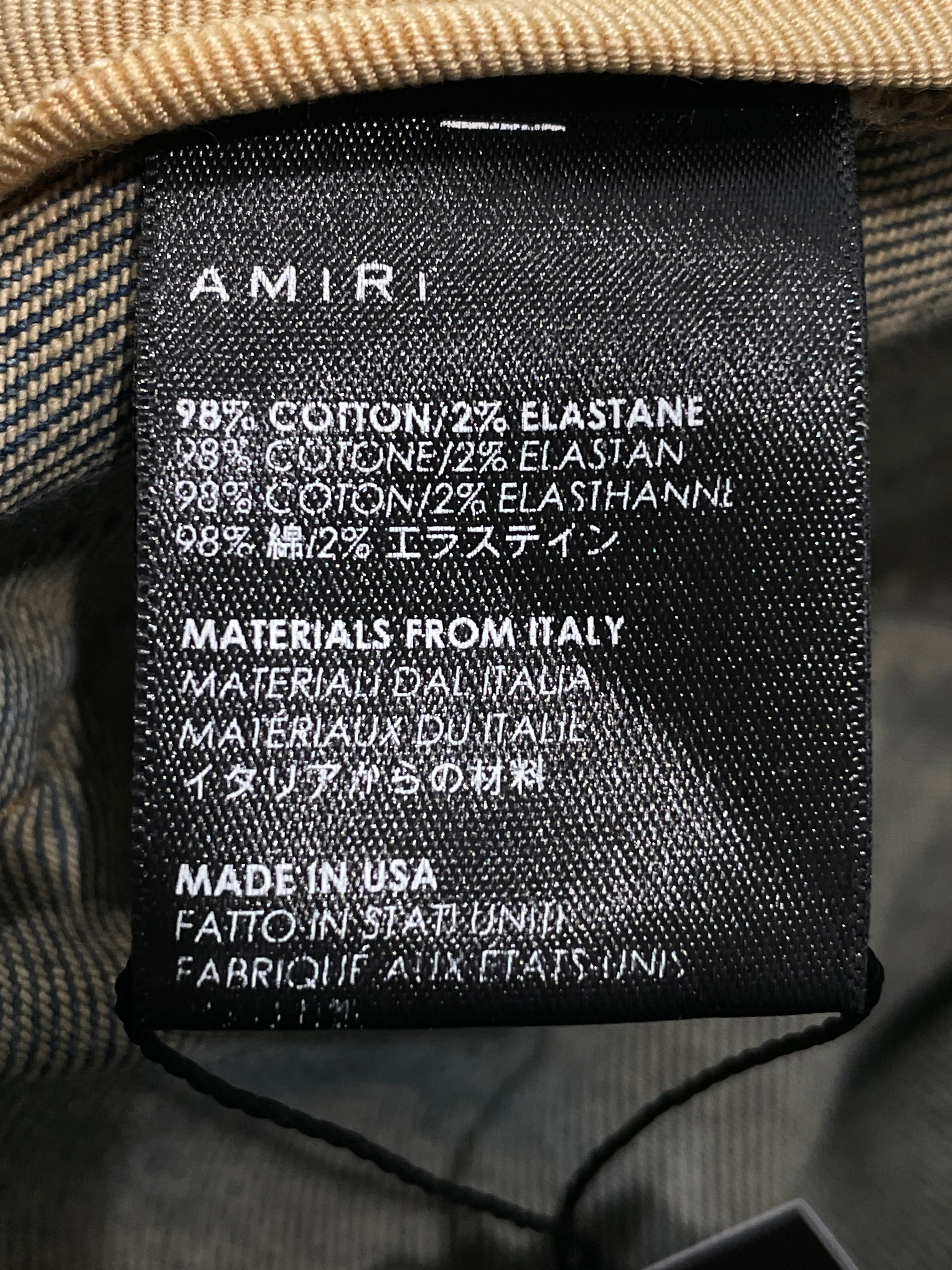 Amiri Thrasher Vintage Wash Plain Blue Jeans