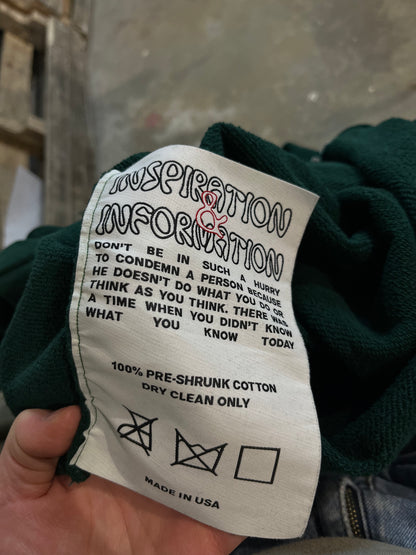 Barriers Hoodie Green Mandela Medium Used