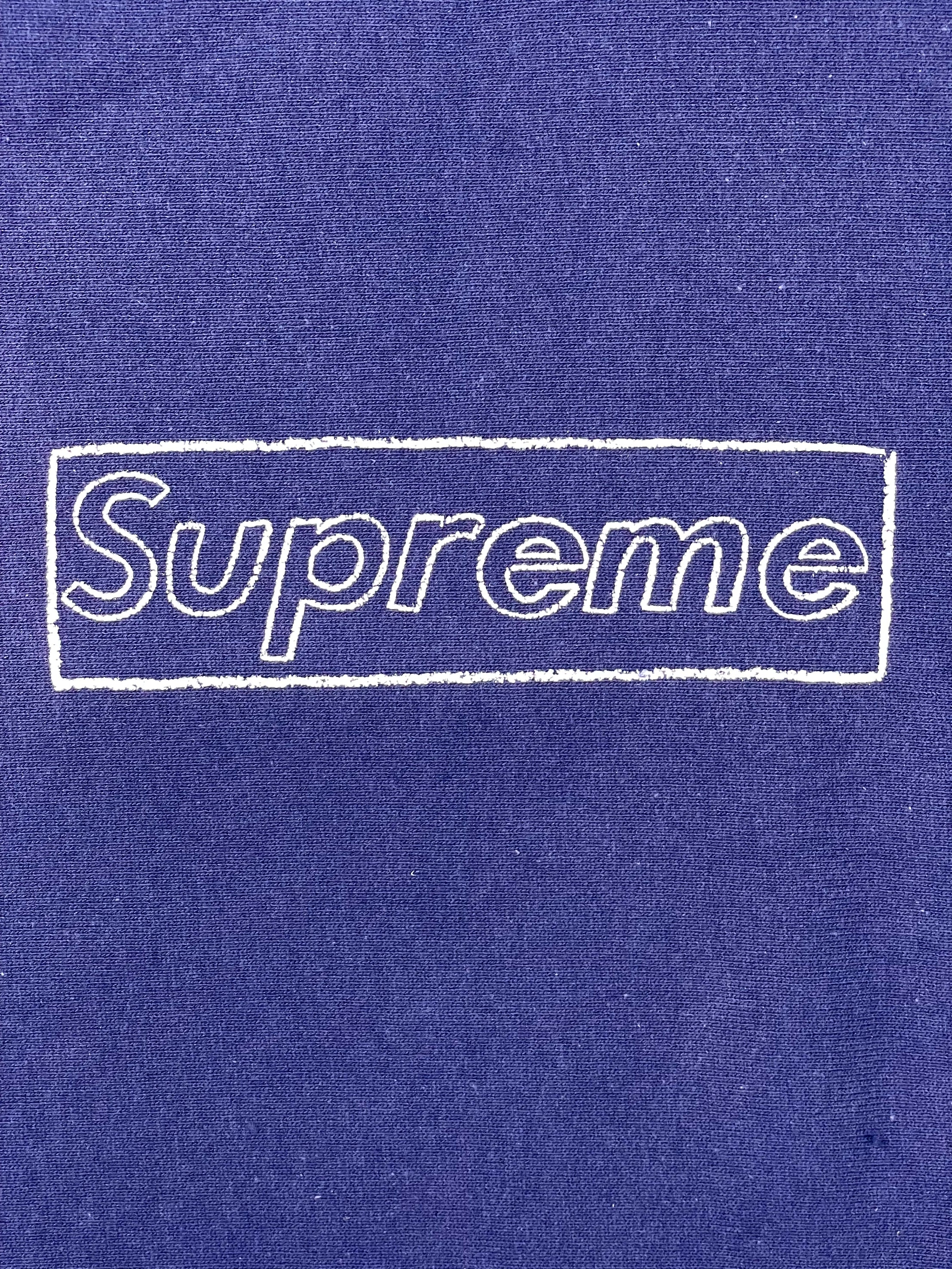 Supreme KAWS Blue Hoodie