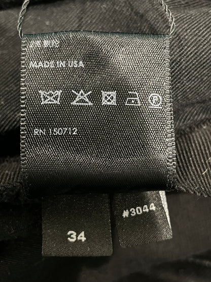 Amiri MX1 Aloha Patch Black Jeans