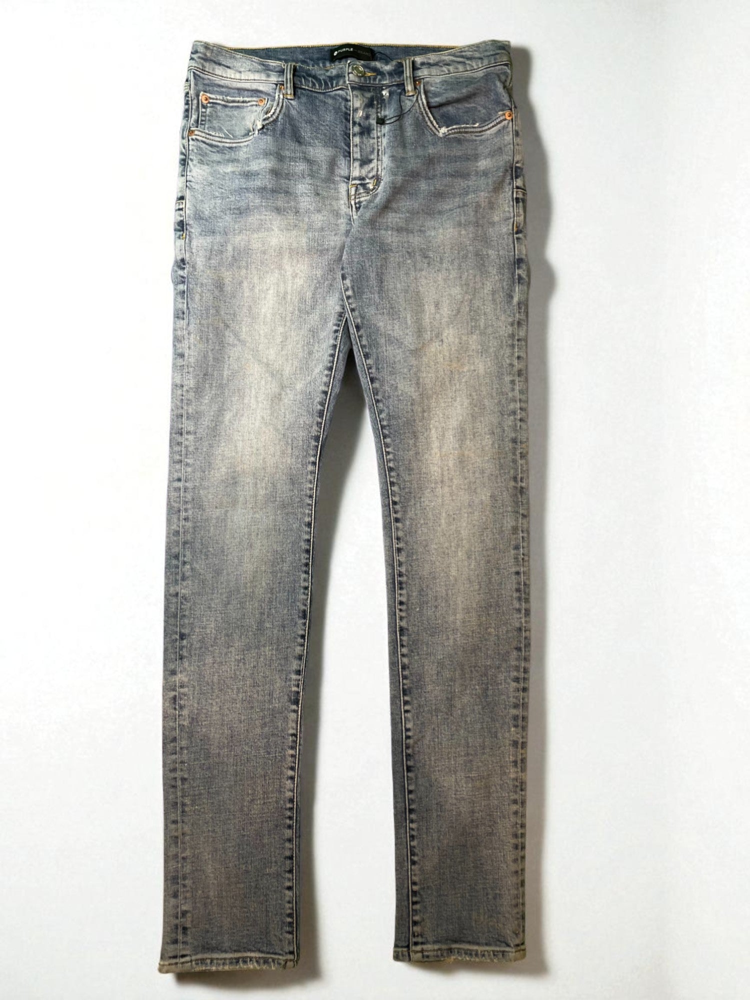 Purple Brand Plain Blue Jeans