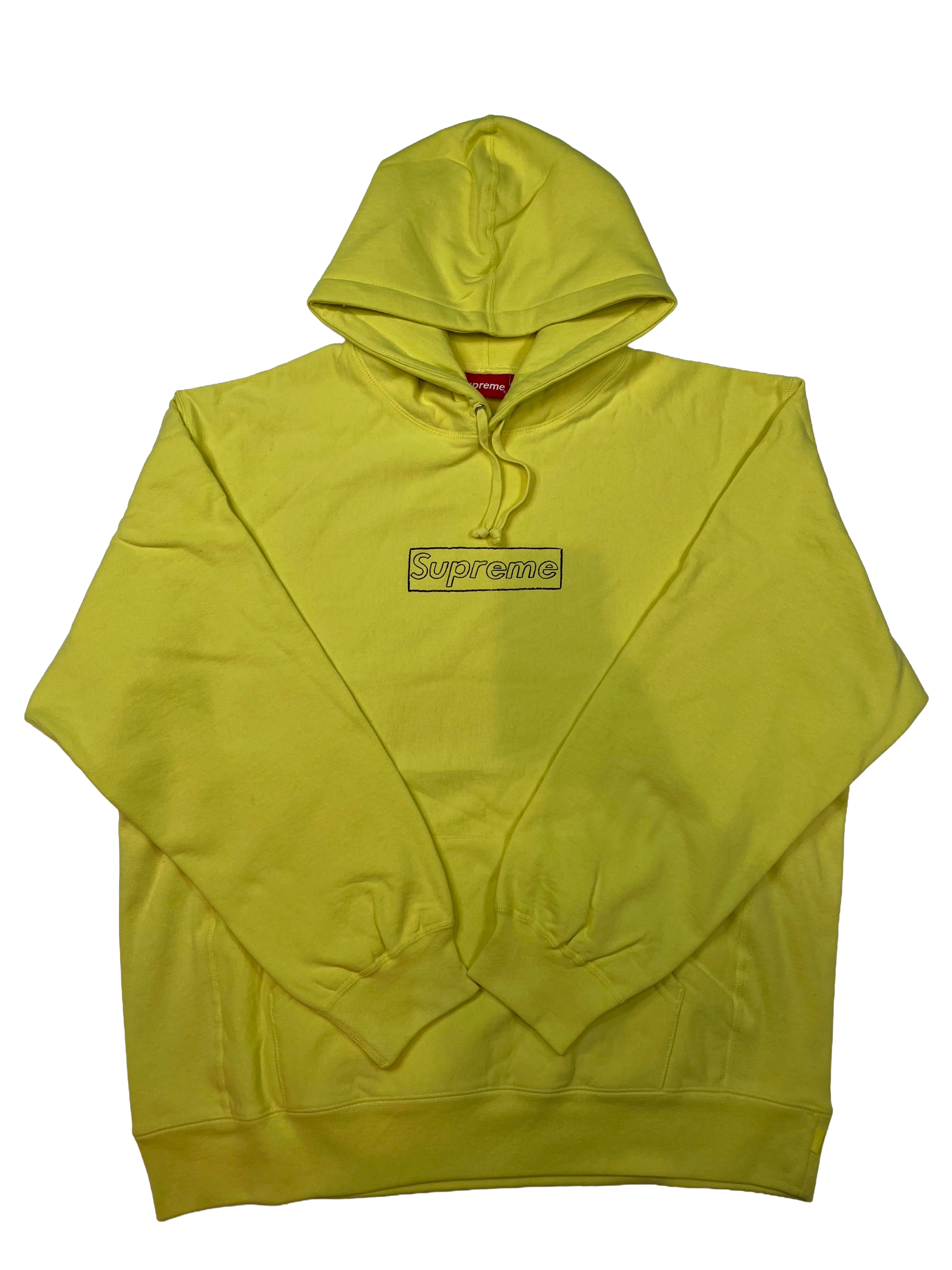 Supreme KAWS Yellow Hoodie
