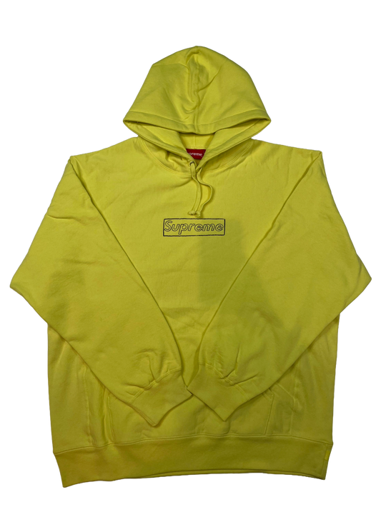 Supreme KAWS Yellow Hoodie