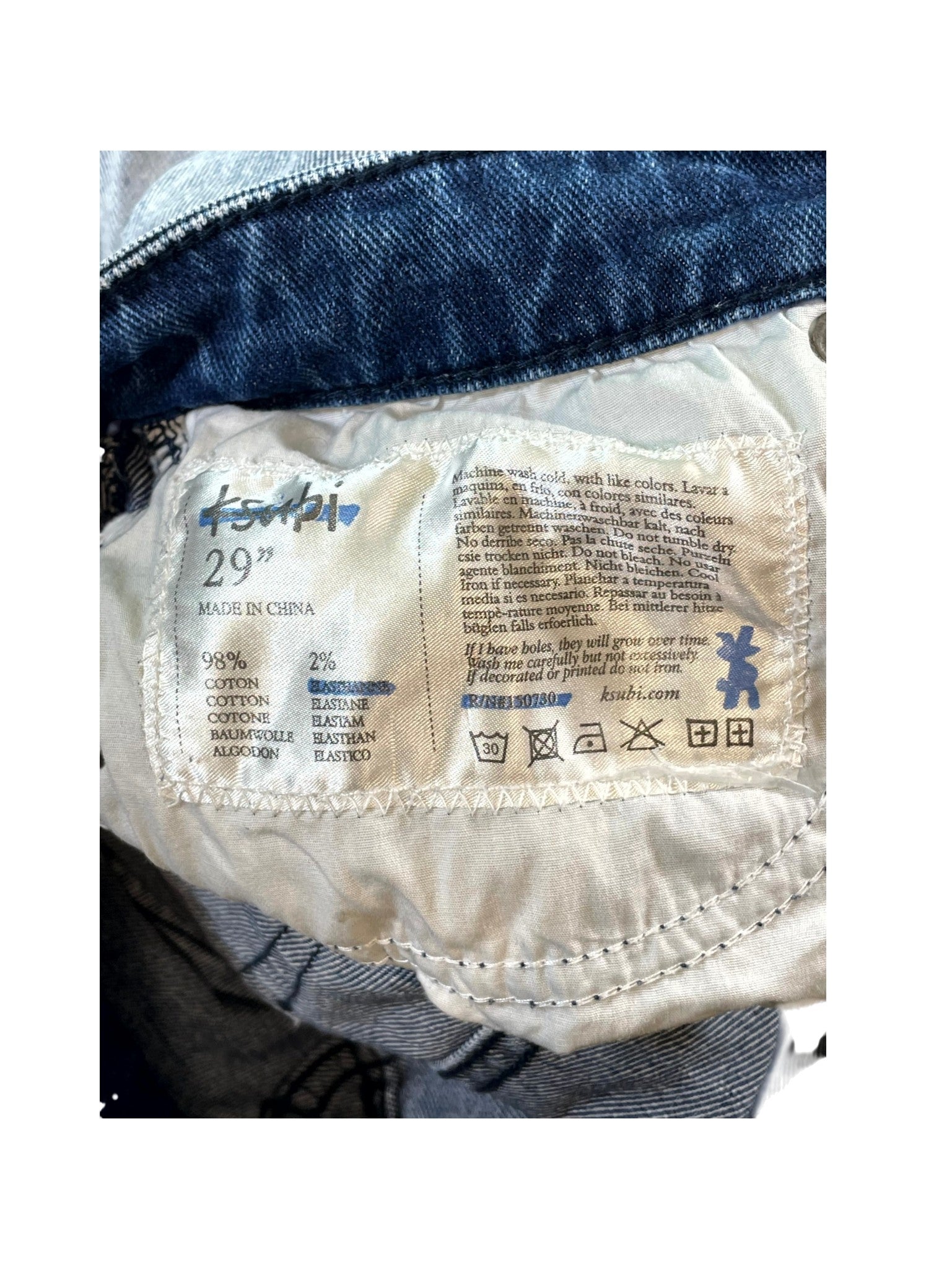 Ksubi Ripped Light Wash Jeans