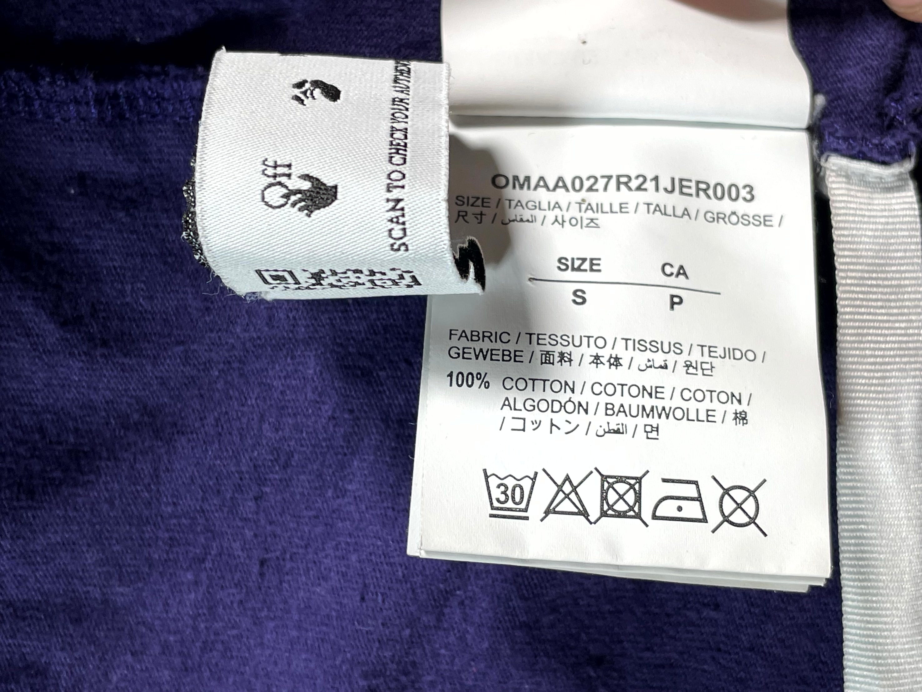 Off-White Peach Purple Tee