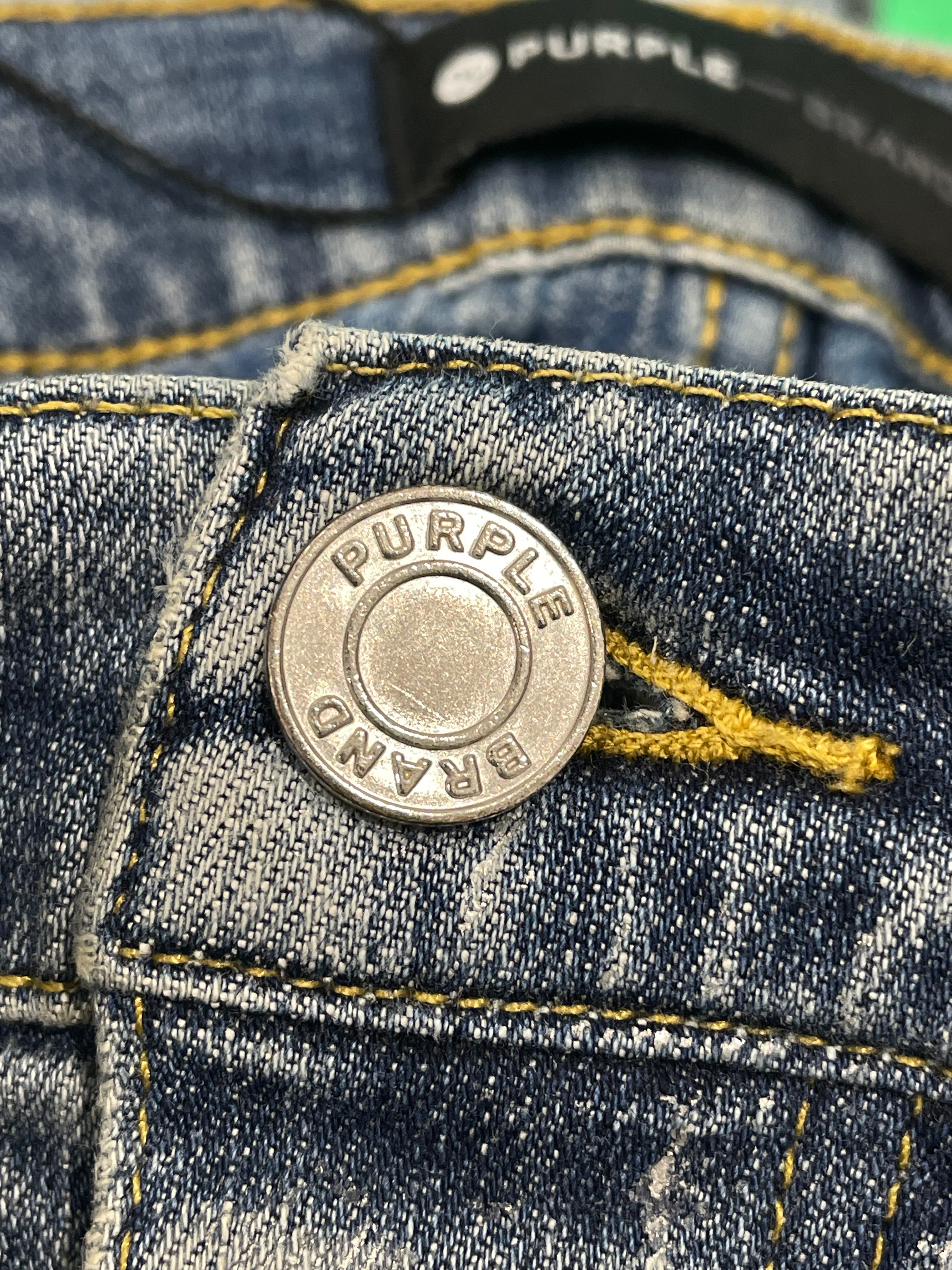 Purple Brand Plain Blue Jeans