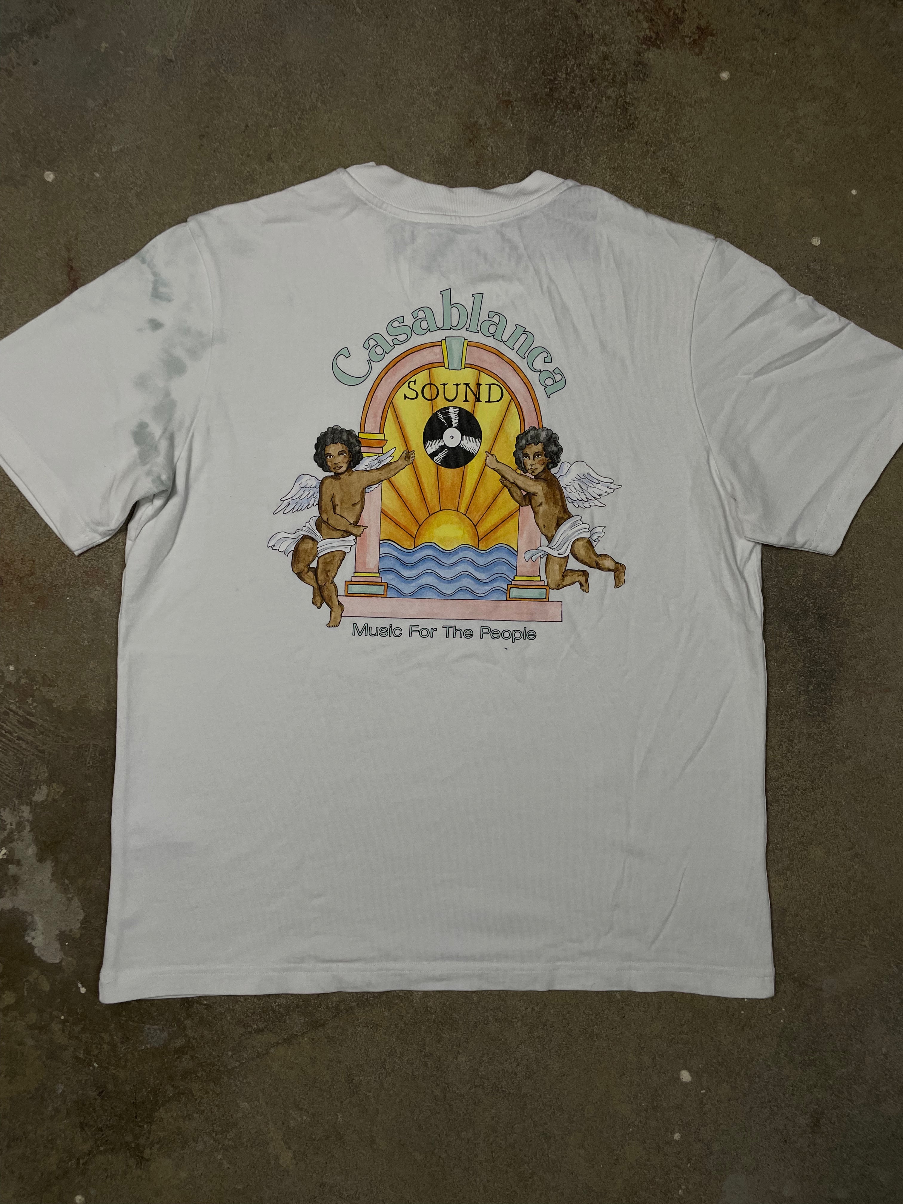 Casablanca Tee Music For The People Medium Used