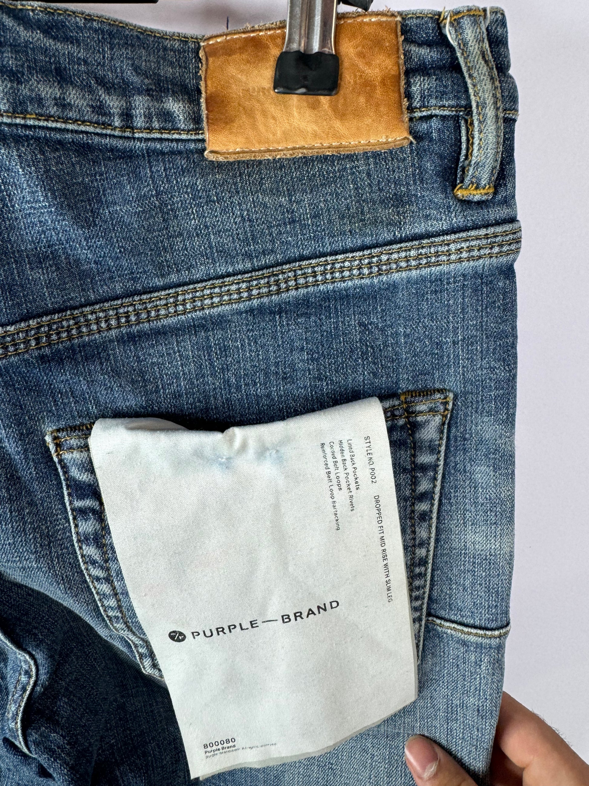 Purple Jeans Navy Used 30
