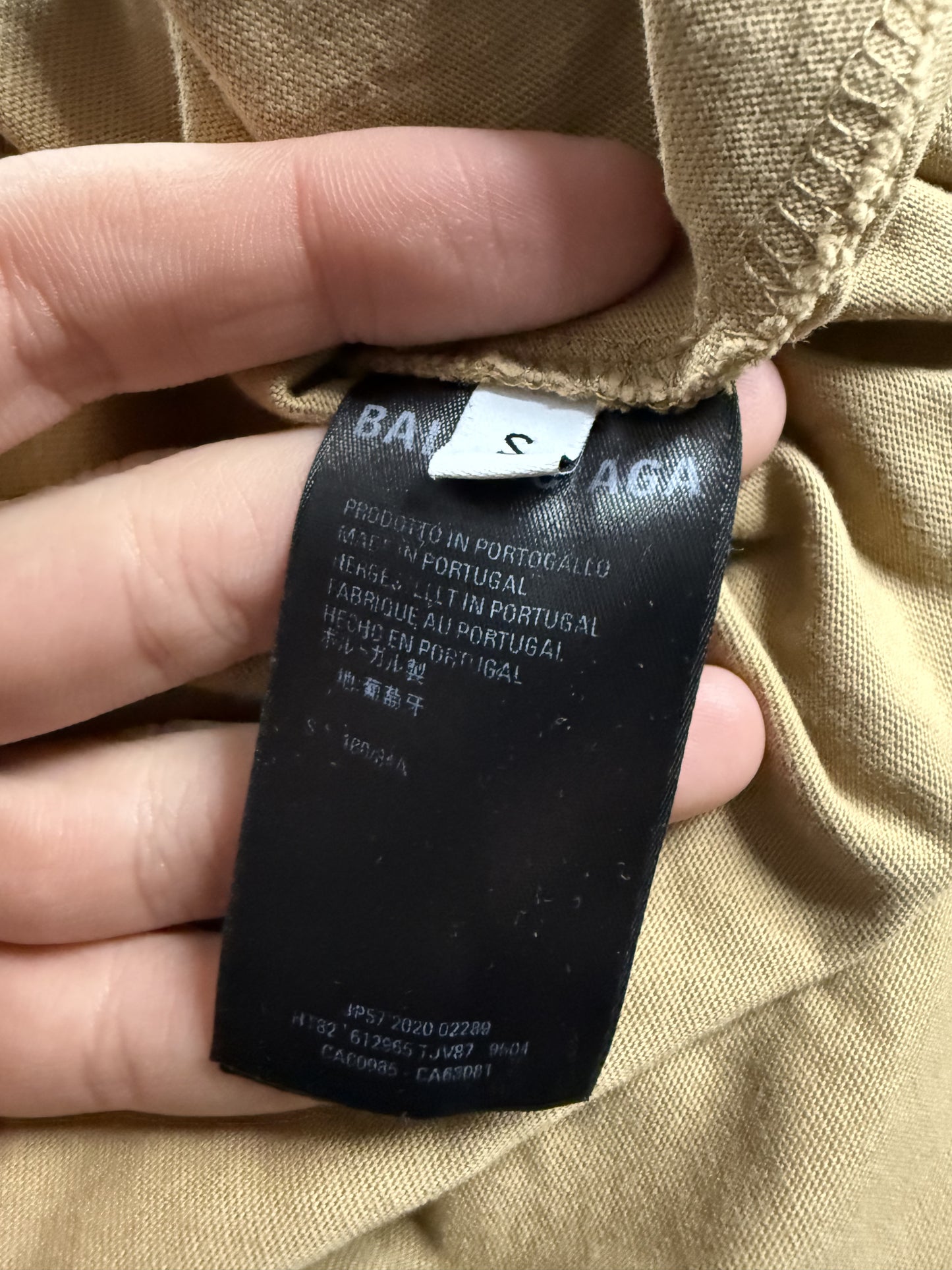 Balenciaga Brown Tee Used Small