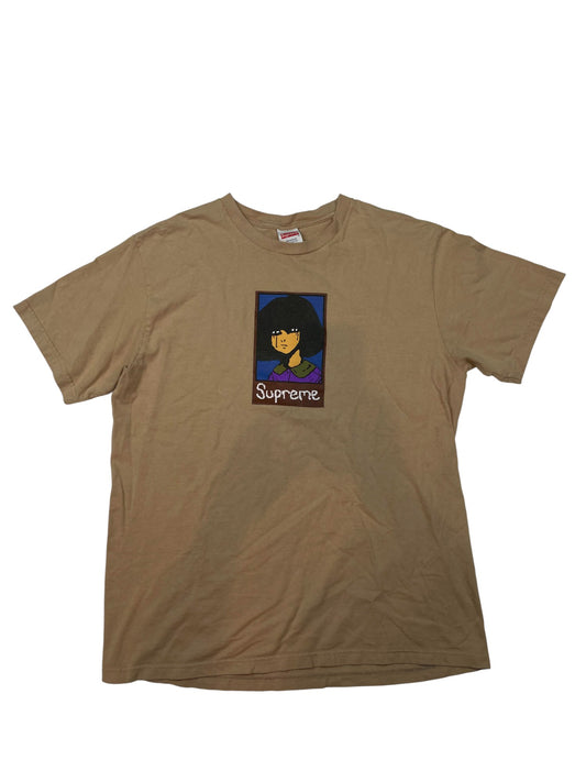 Supreme Digital Face Beige Tee