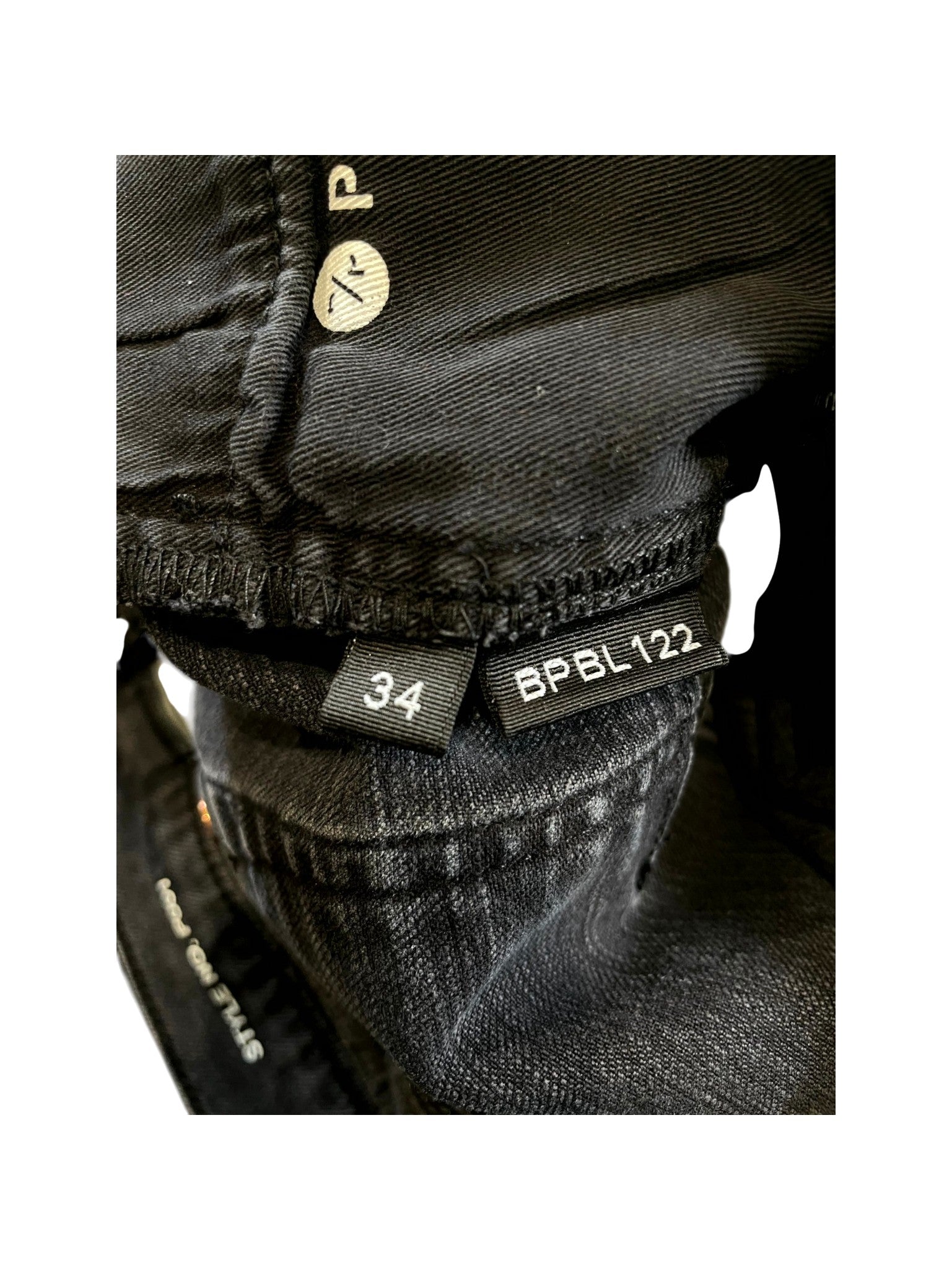 Purple Brand "Paisley Patchwork" Black Wash Jeans