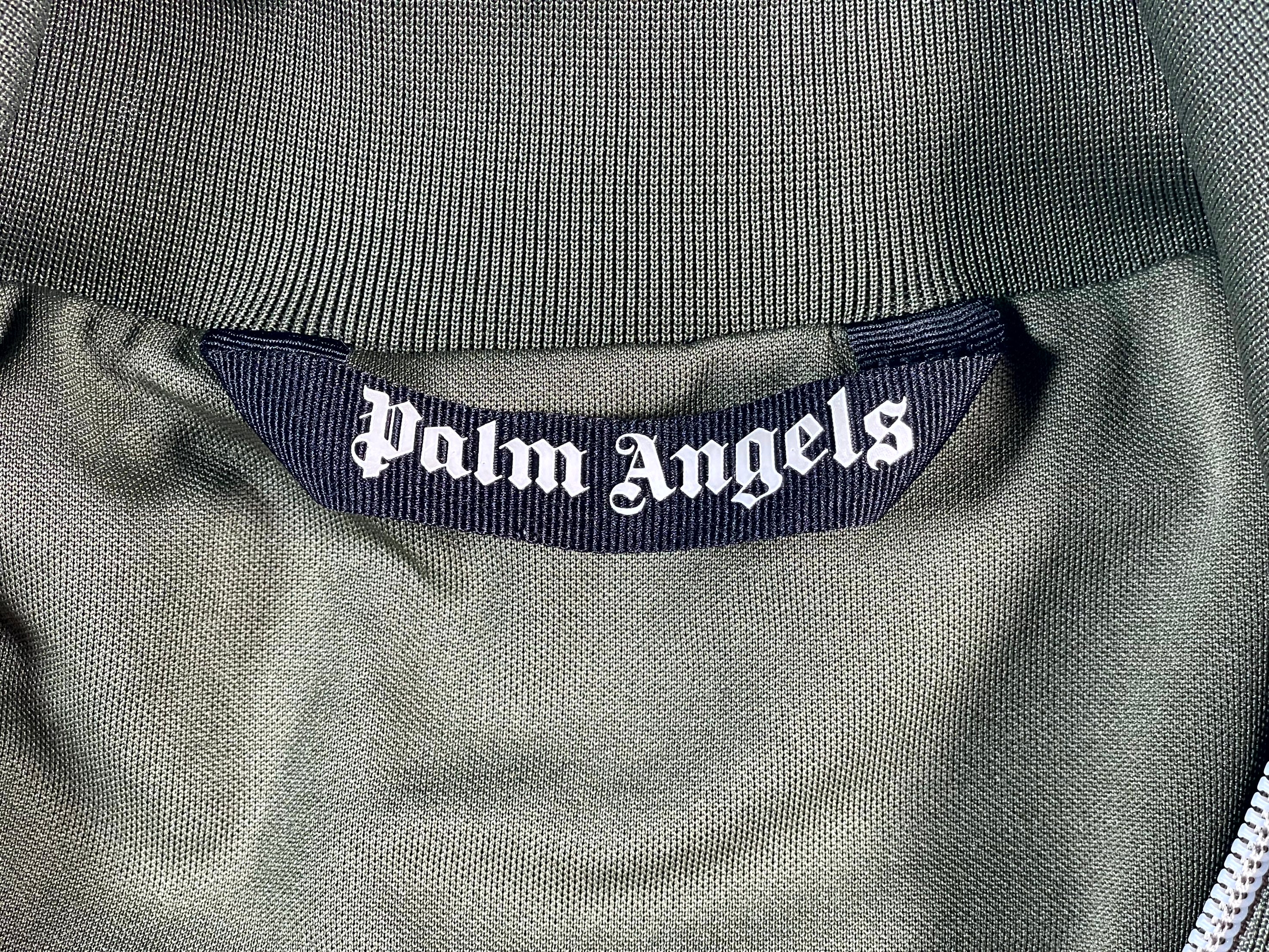 Palm Angels Patch Work Olive Track Jacket