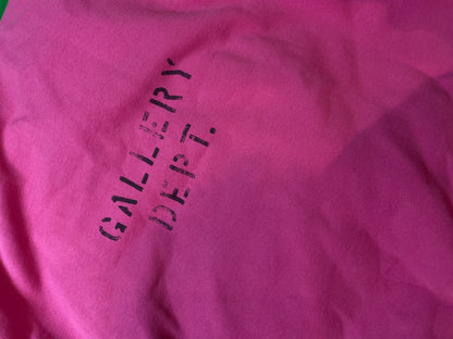 Gallery Dept Logo Pink Pullover Hoodie